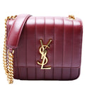 Vicky Chain Medium 532612 Burgundy/Gold