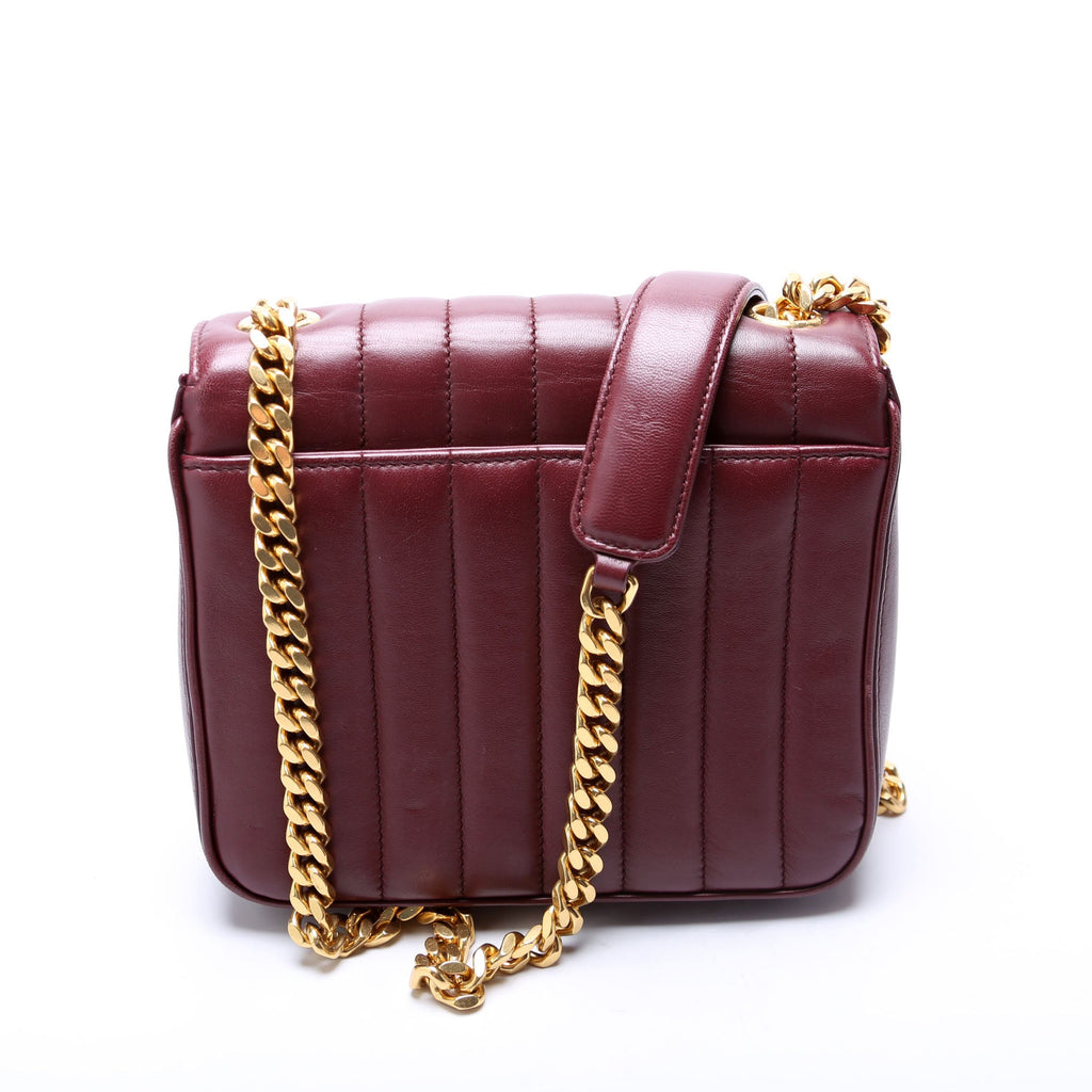 Vicky Chain Medium 532612 Burgundy/Gold