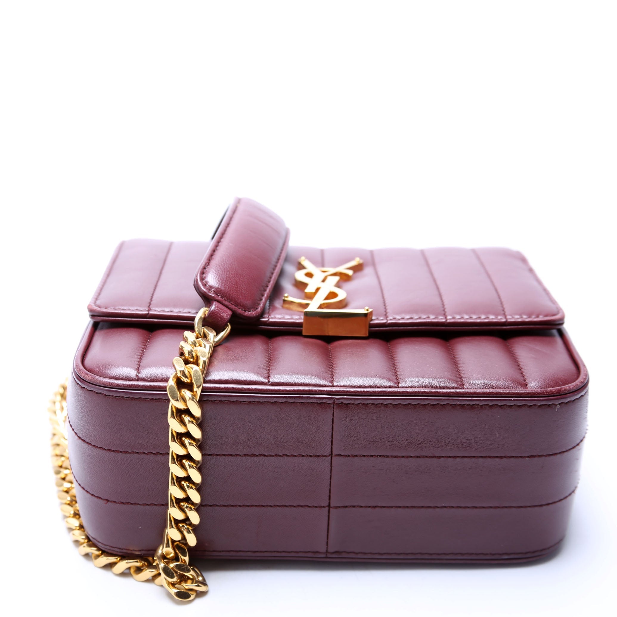 Vicky Chain Medium 532612 Burgundy/Gold