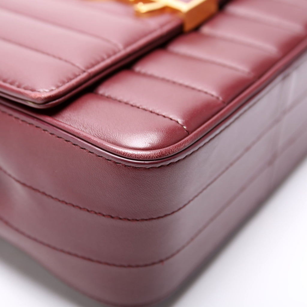 Vicky Chain Medium 532612 Burgundy/Gold