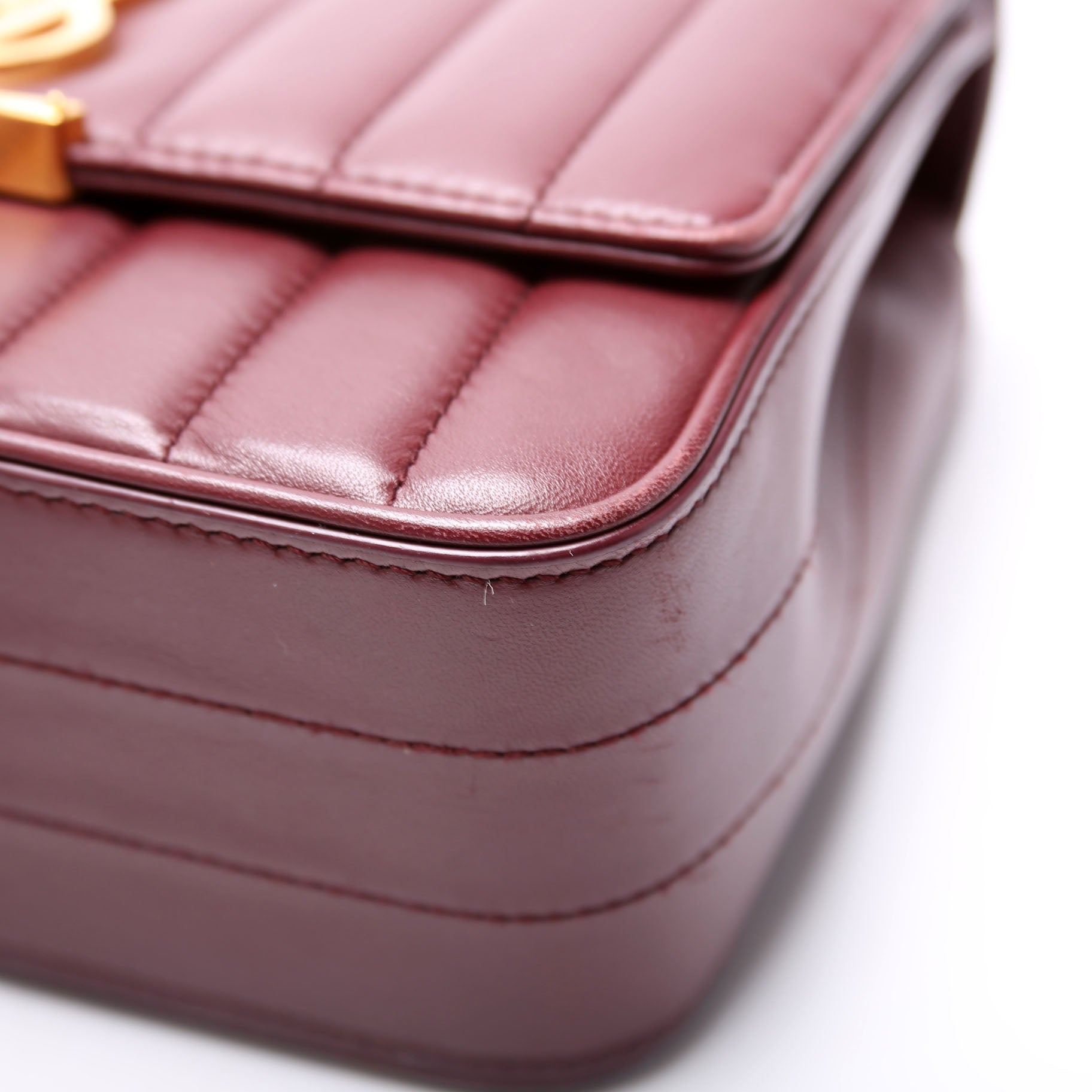 Vicky Chain Medium 532612 Burgundy/Gold