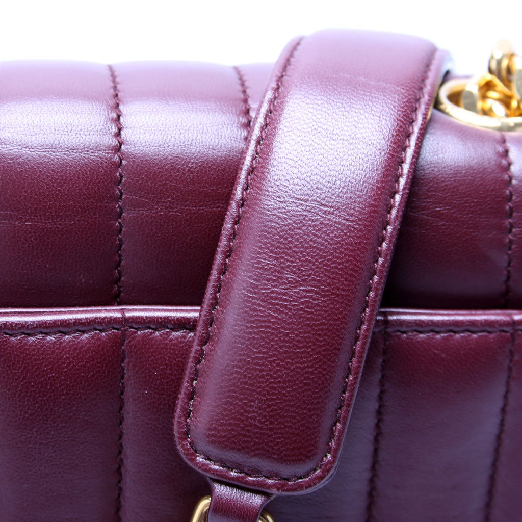 Vicky Chain Medium 532612 Burgundy/Gold