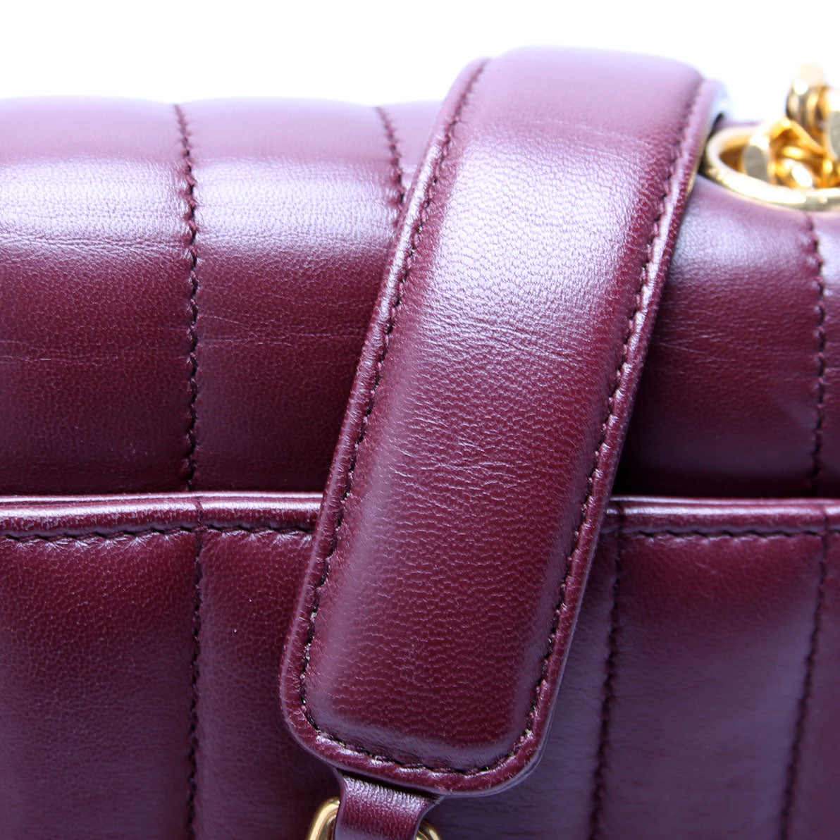 Vicky Chain Medium 532612 Burgundy/Gold