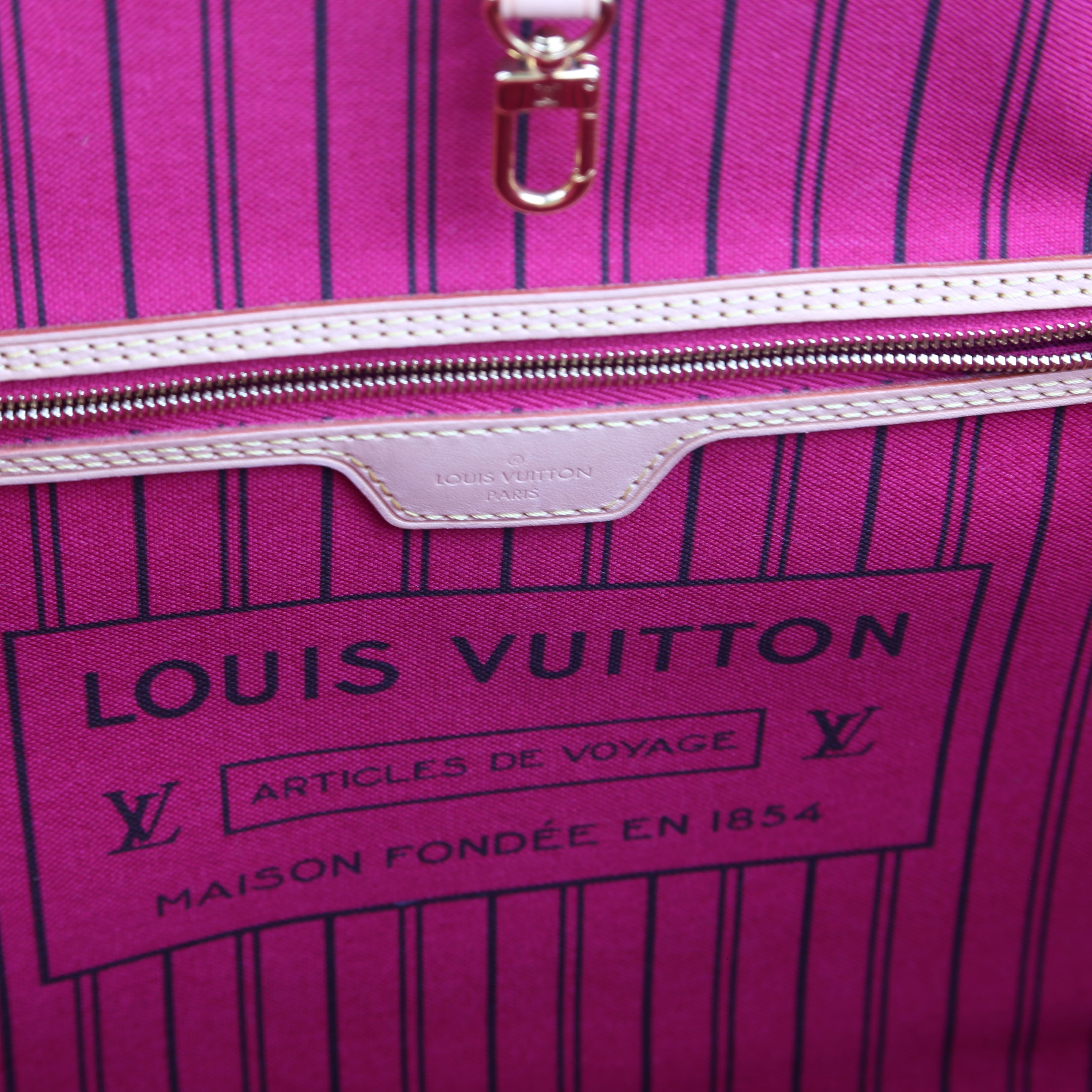 Neverfull with Wallet MM Monogram