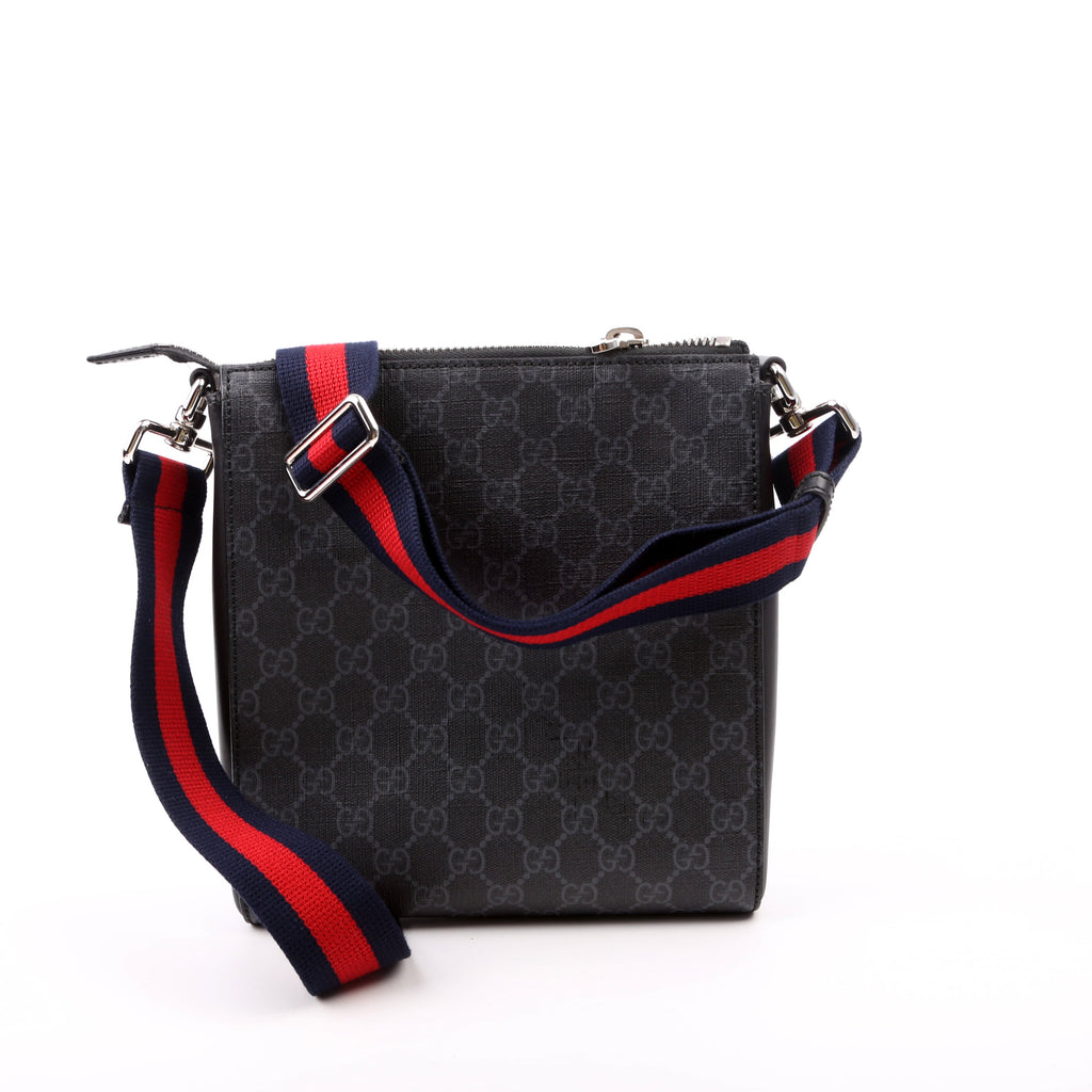 Gucci 523599 Supreme Messenger Bag Black