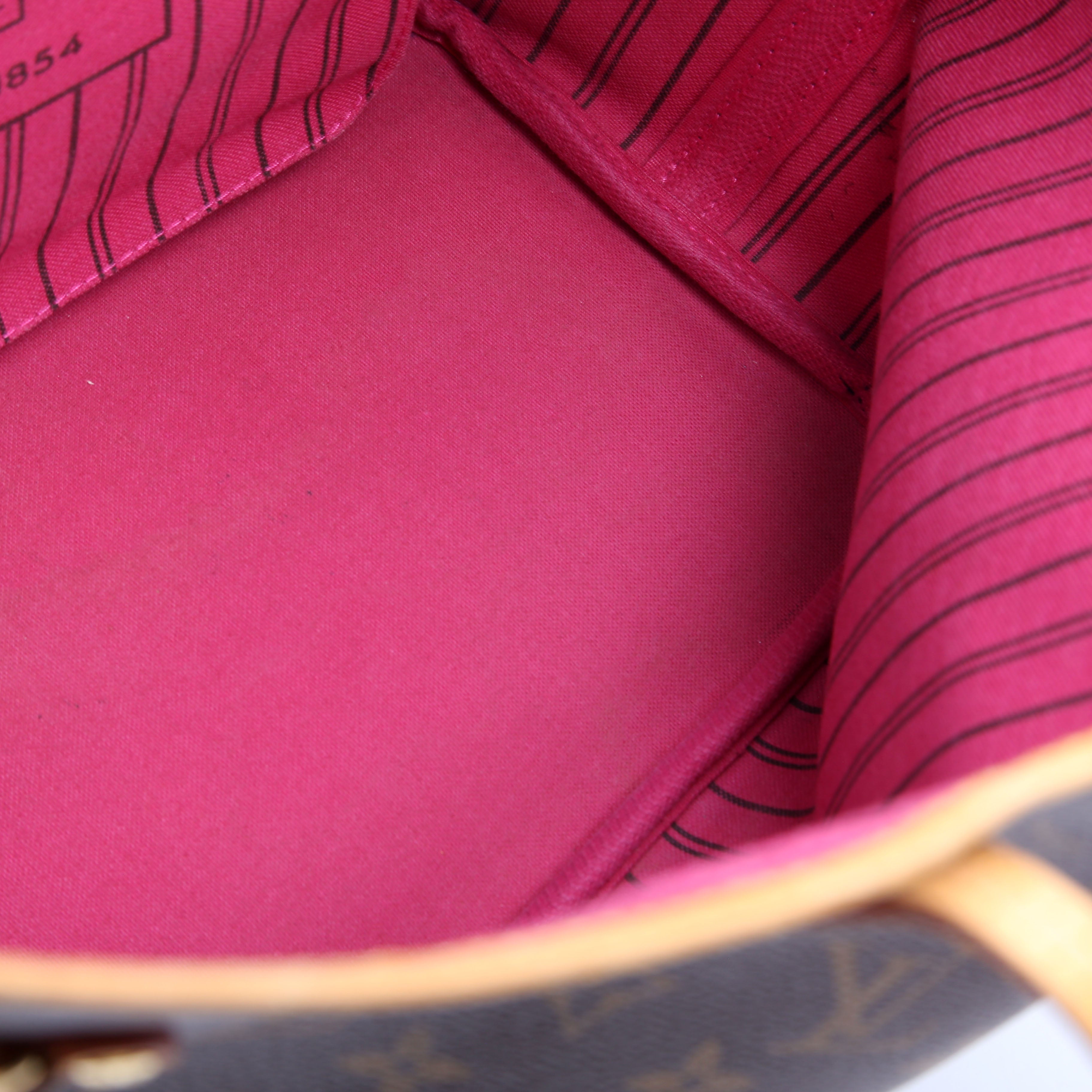 Neverfull With Wallet MM Monogram Pink