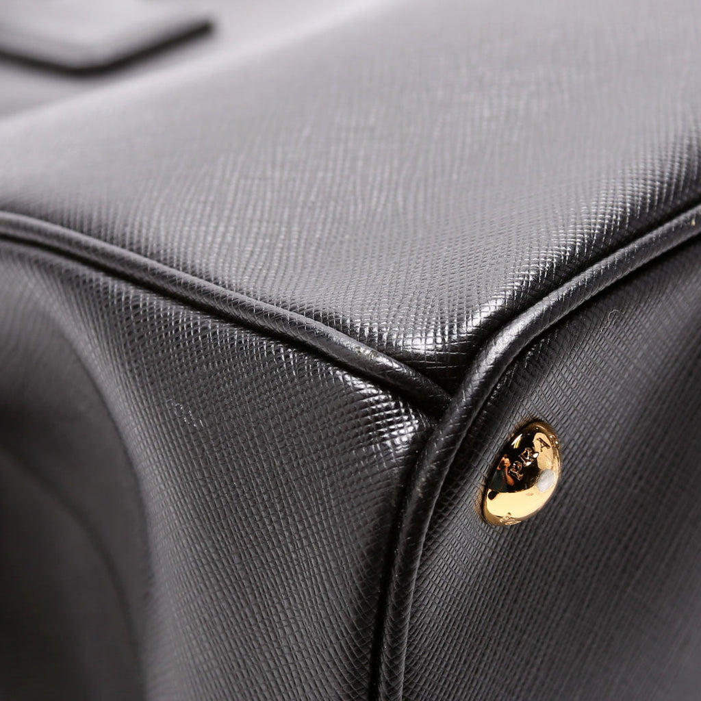 Saffiano Galleria Large Black