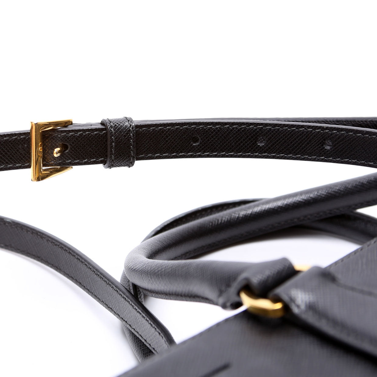 Saffiano Galleria Large Black