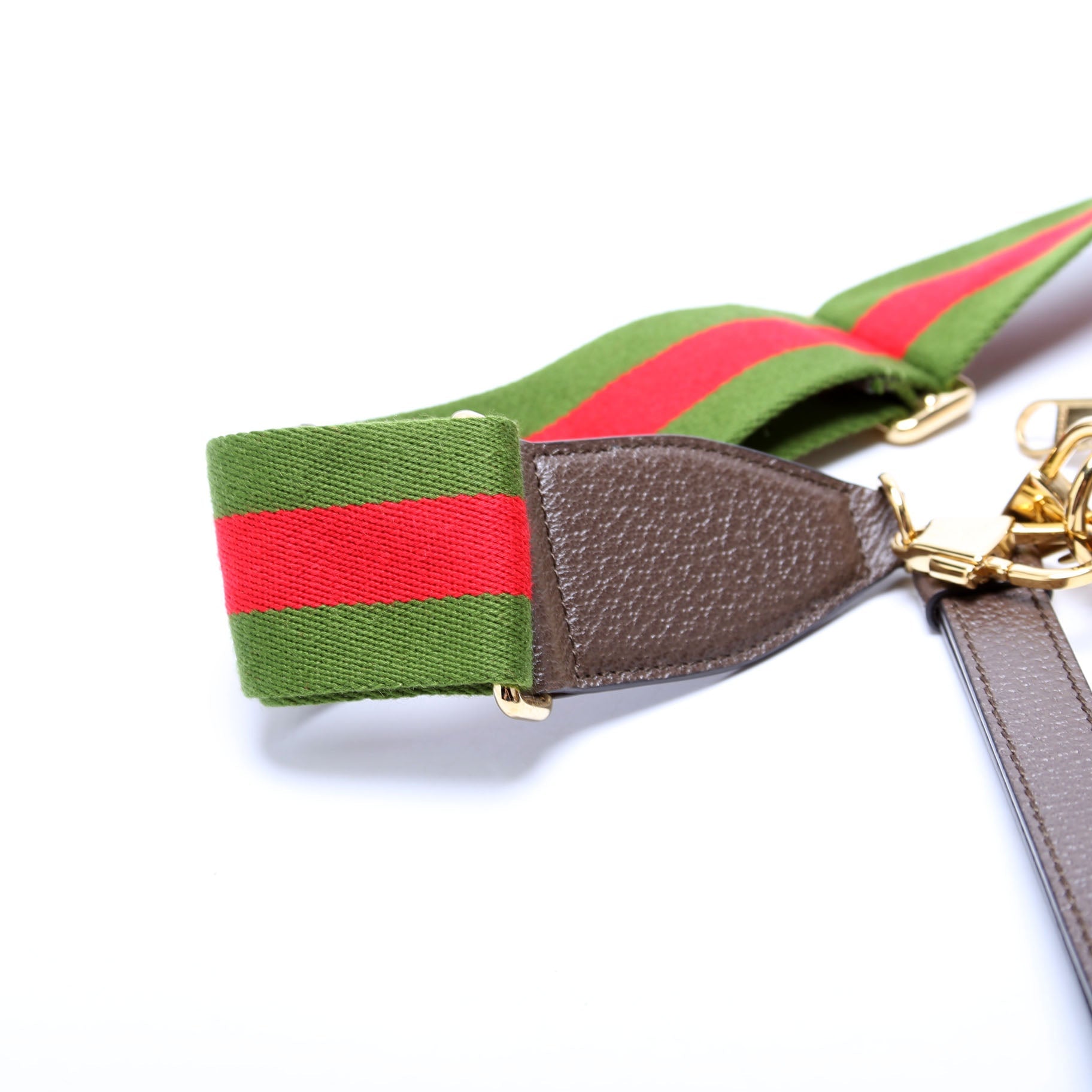 699130 Jumbo GG Messenger Brown, Red, Green and Gold