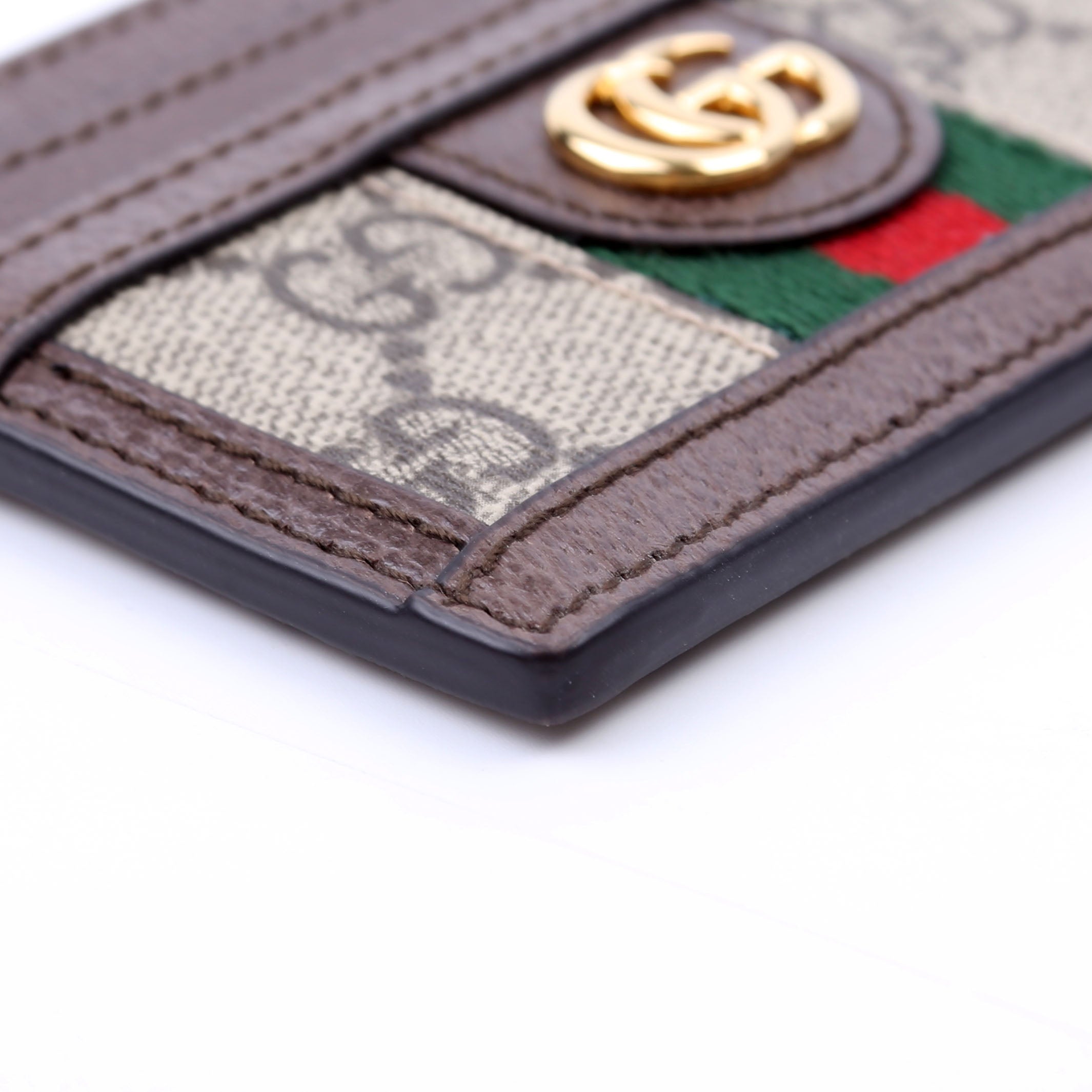 523159 Ophisia GG Card Case Brown
