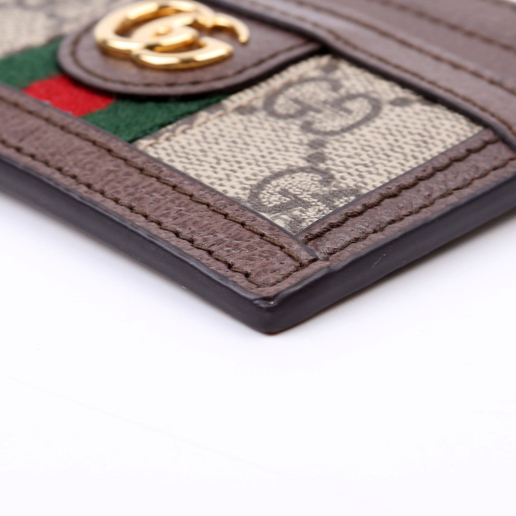 523159 Ophisia GG Card Case Brown