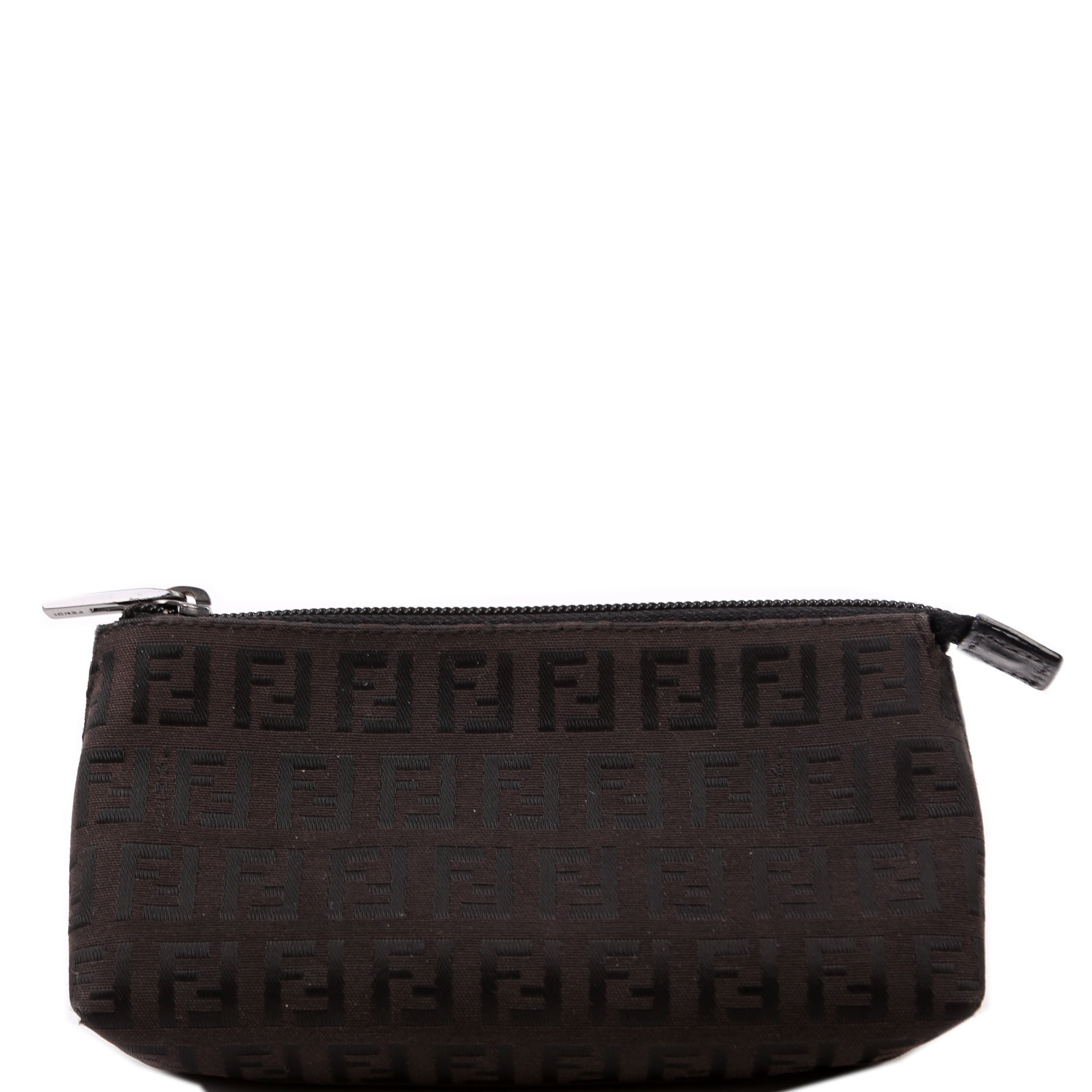 Zucca Small Cosmetic Bag Brown