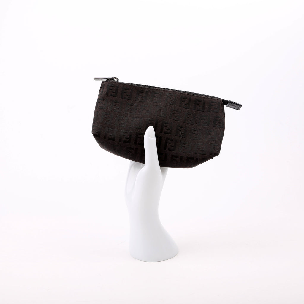 Zucca Small Cosmetic Bag Brown