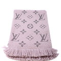 Logomania Wool/Silk Scarf Purple