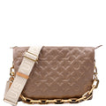Coussin MM Lambskin Taupe