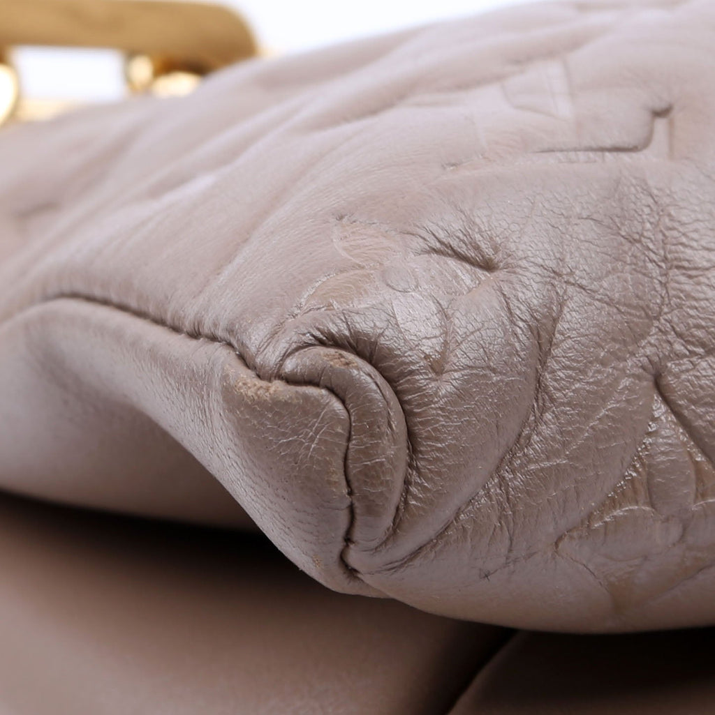 Coussin MM Lambskin Taupe