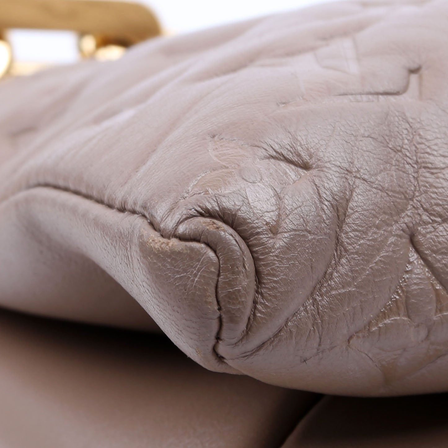 Coussin MM Lambskin Taupe