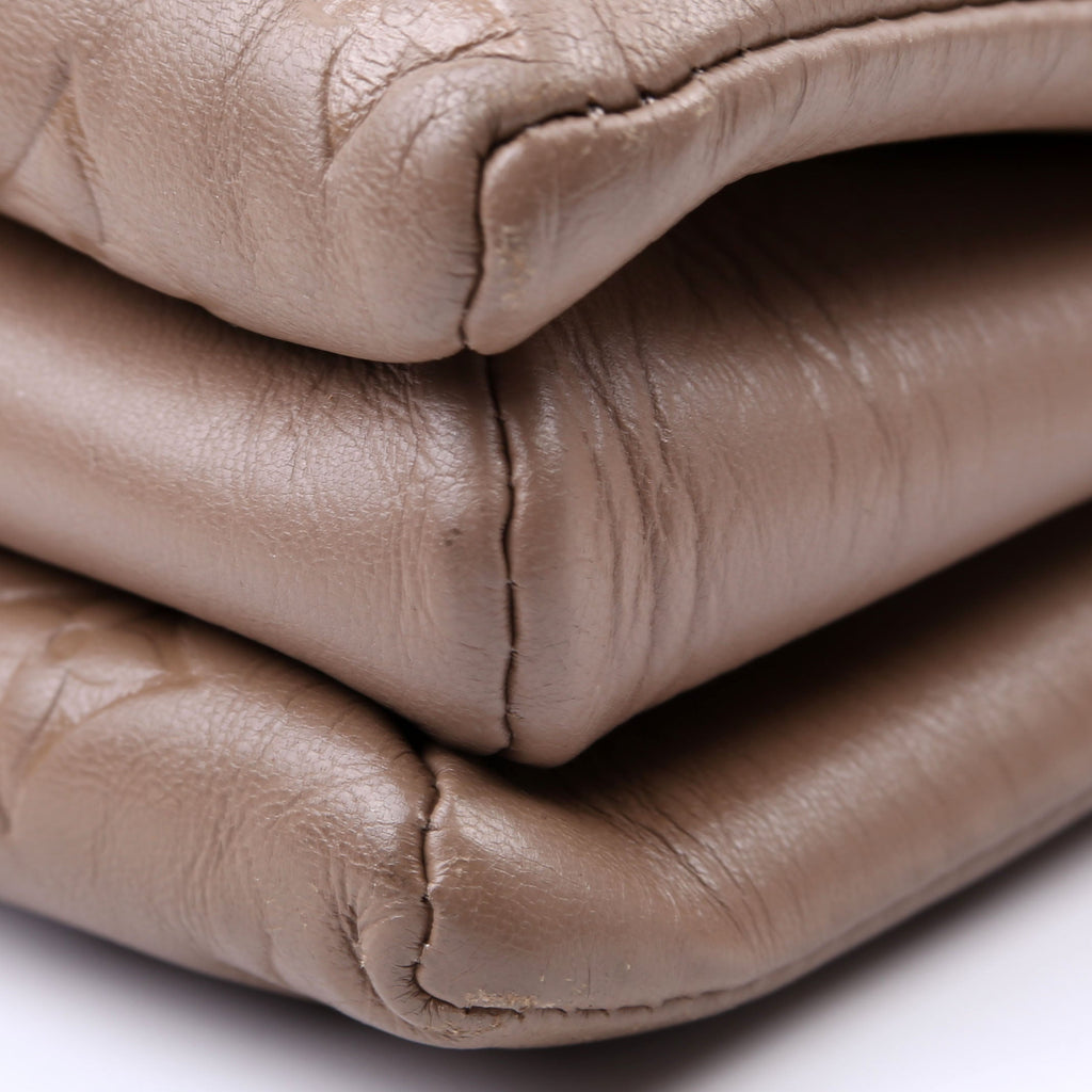 Coussin MM Lambskin Taupe