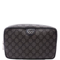 760019 Ophidia GG Supreme Small Toiletry Case Grey