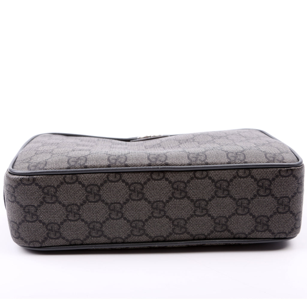 760019 Ophidia GG Supreme Small Toiletry Case Grey