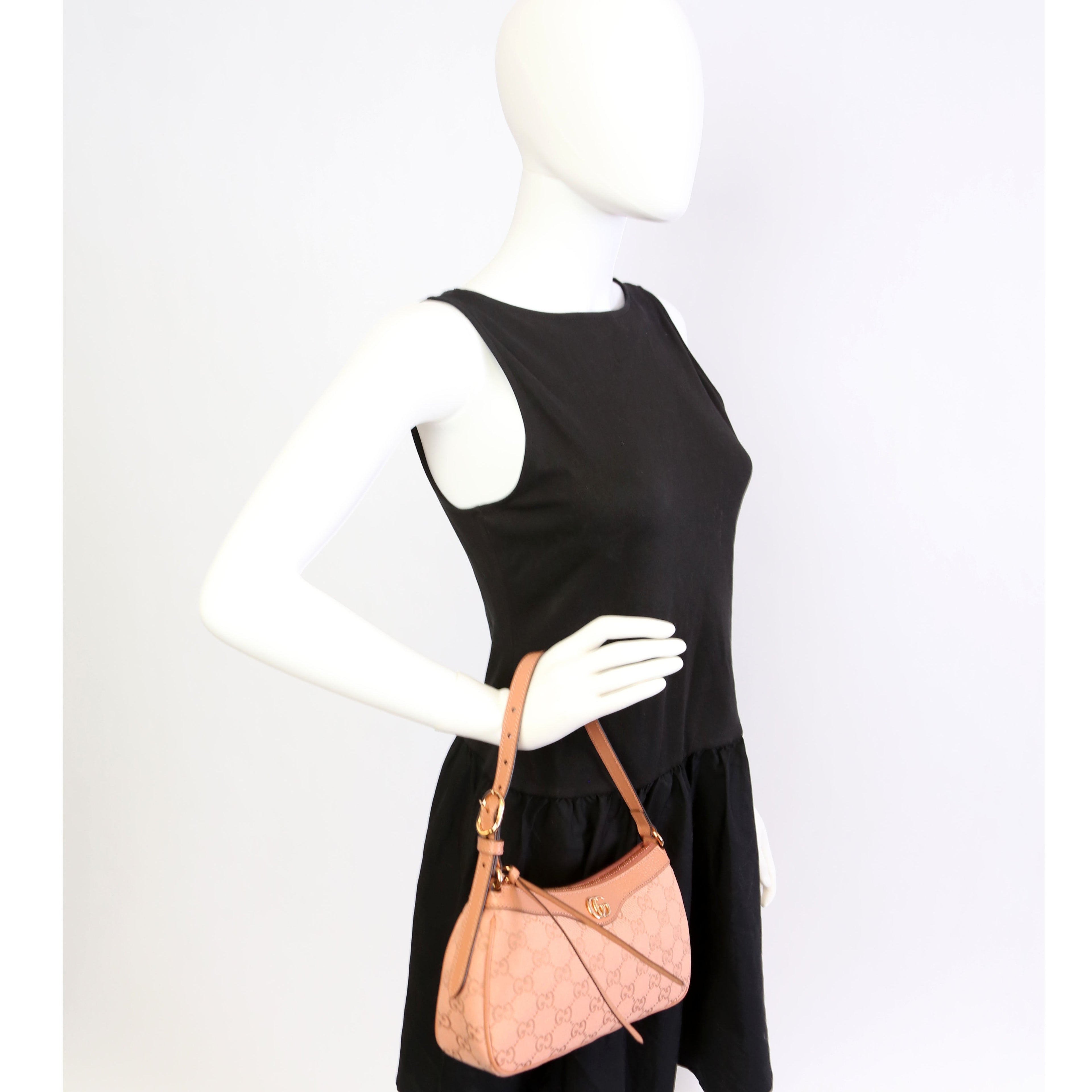 735145 Ophidia GG Small Bag Pink
