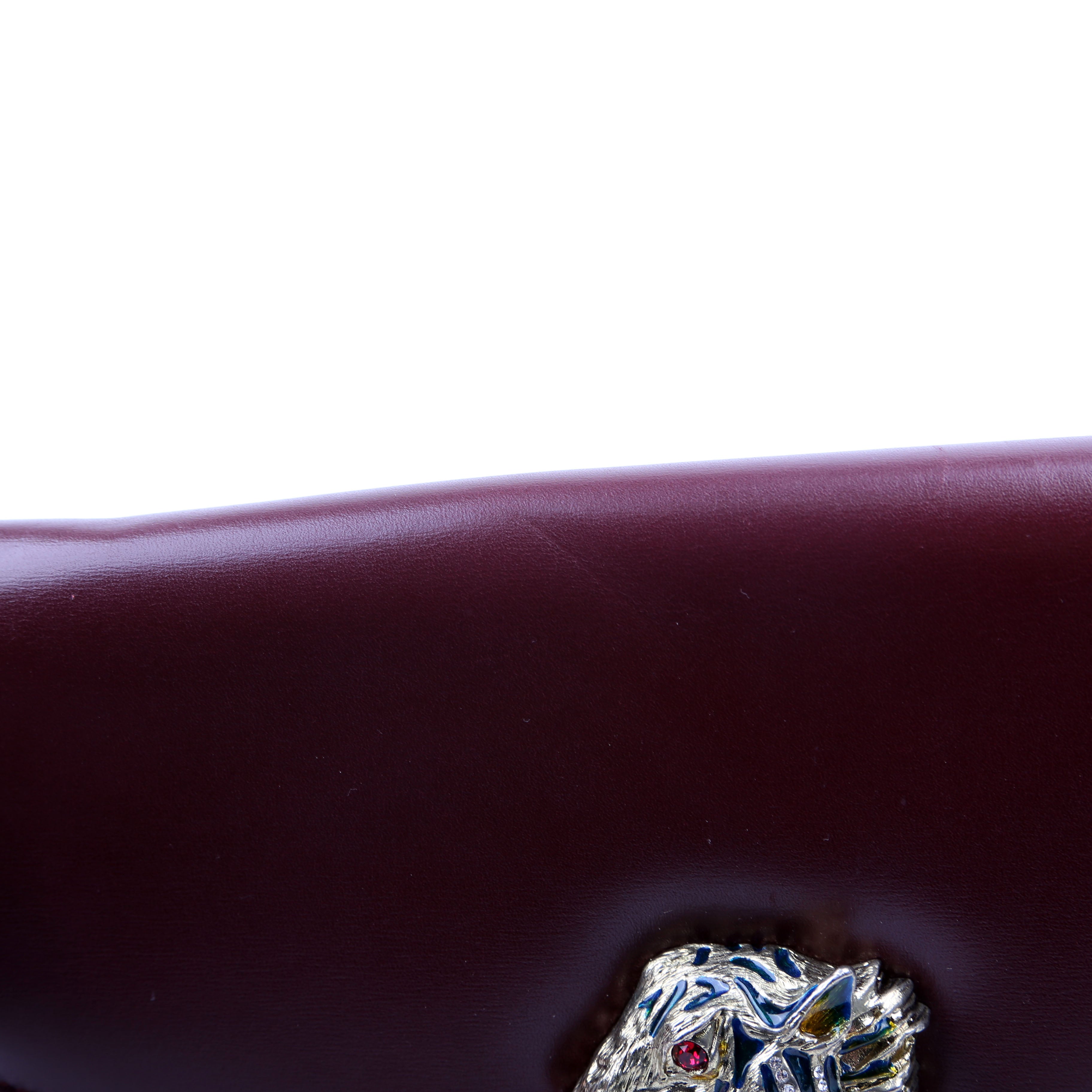 551522 Rajah Medium Broadway Clutch Maroon