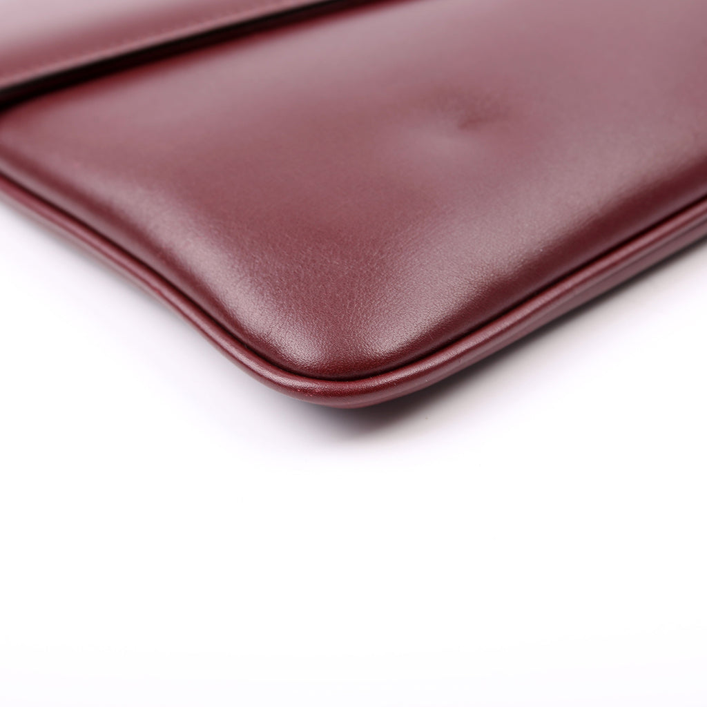 551522 Rajah Medium Broadway Clutch Maroon