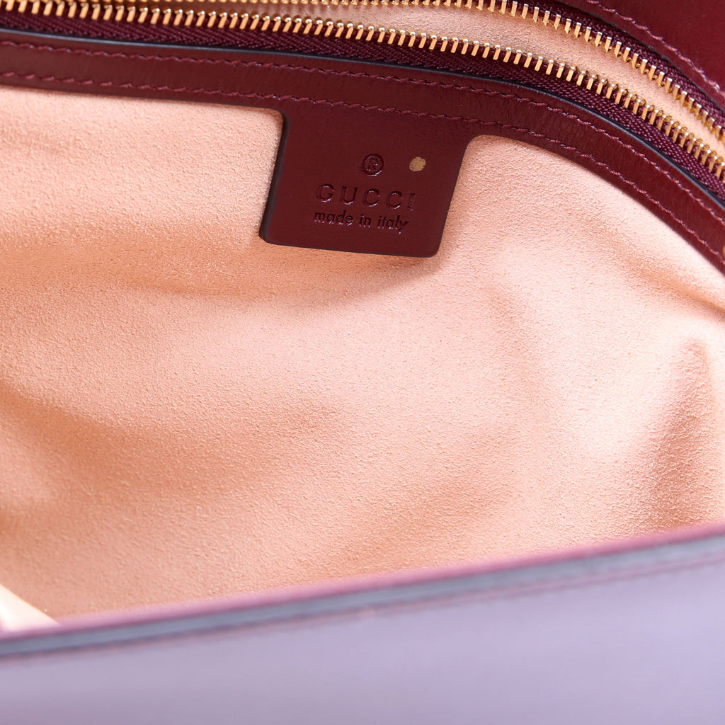 551522 Rajah Medium Broadway Clutch Maroon