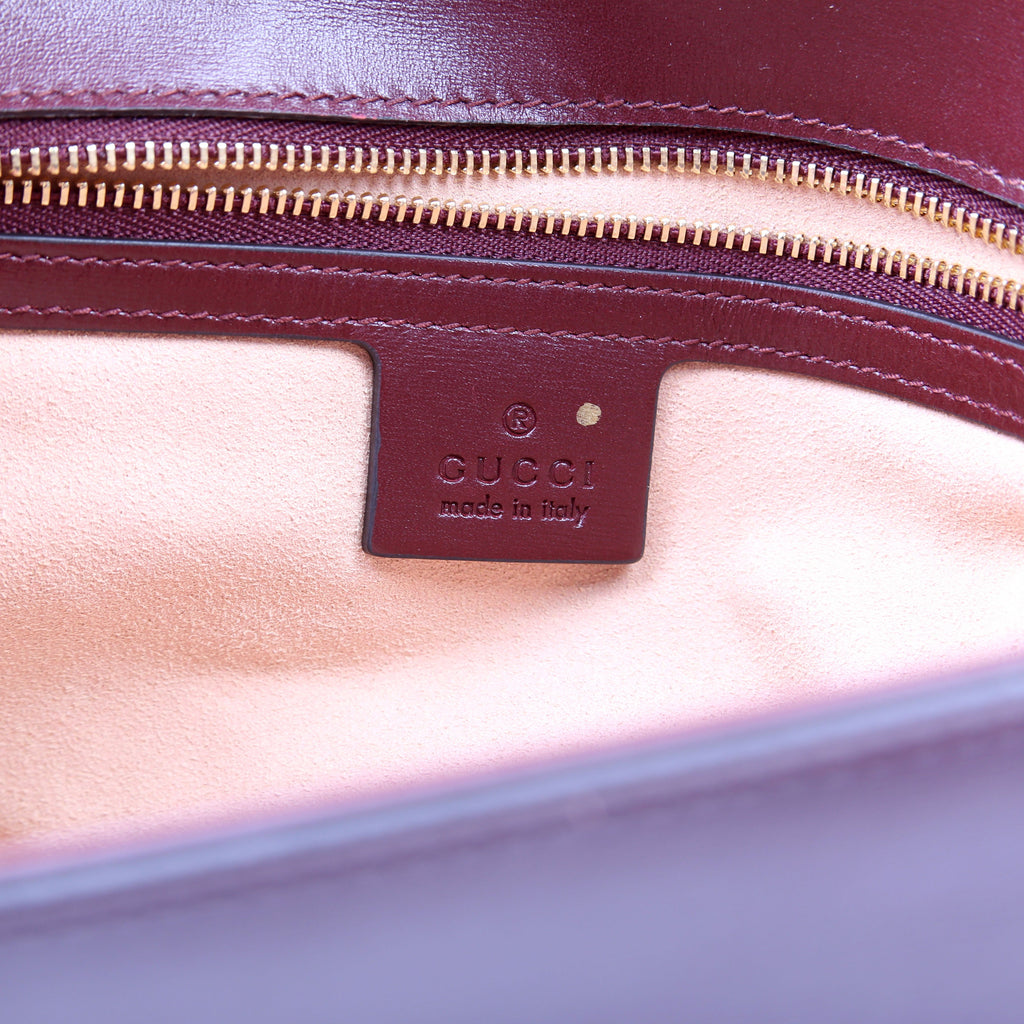 551522 Rajah Medium Broadway Clutch Maroon