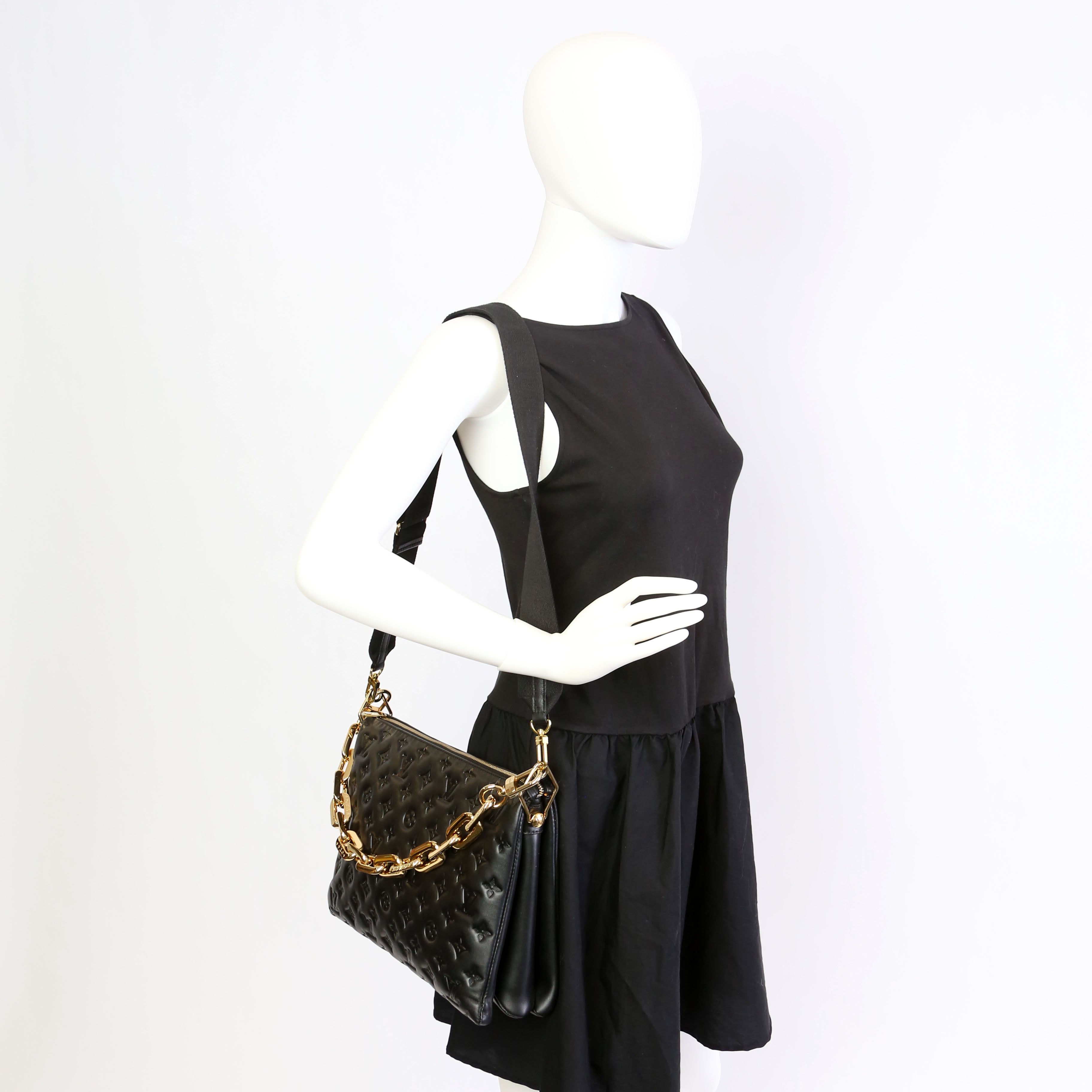 Coussin MM NV Lambskin Black