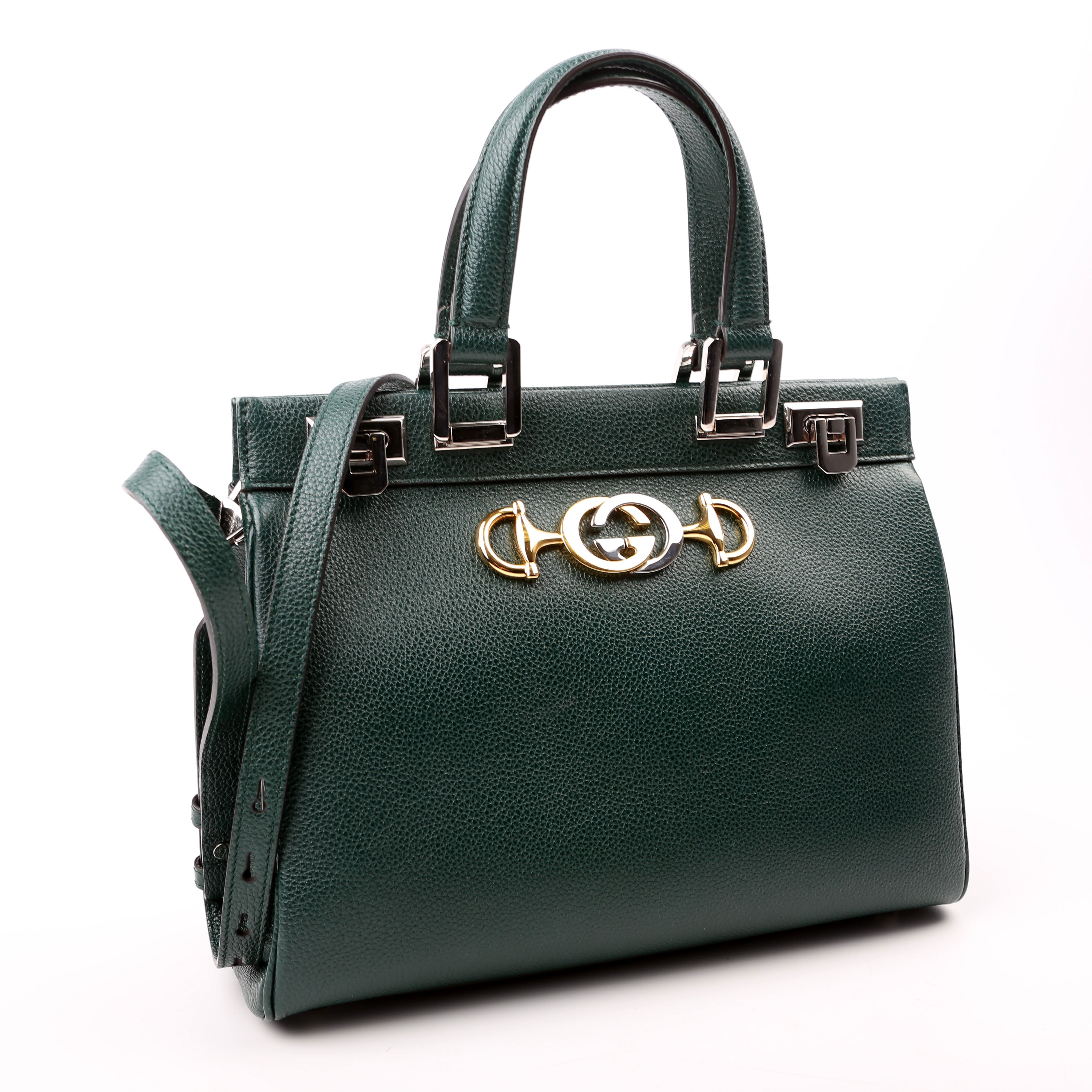 569712 Zumi Top Handle Small Green