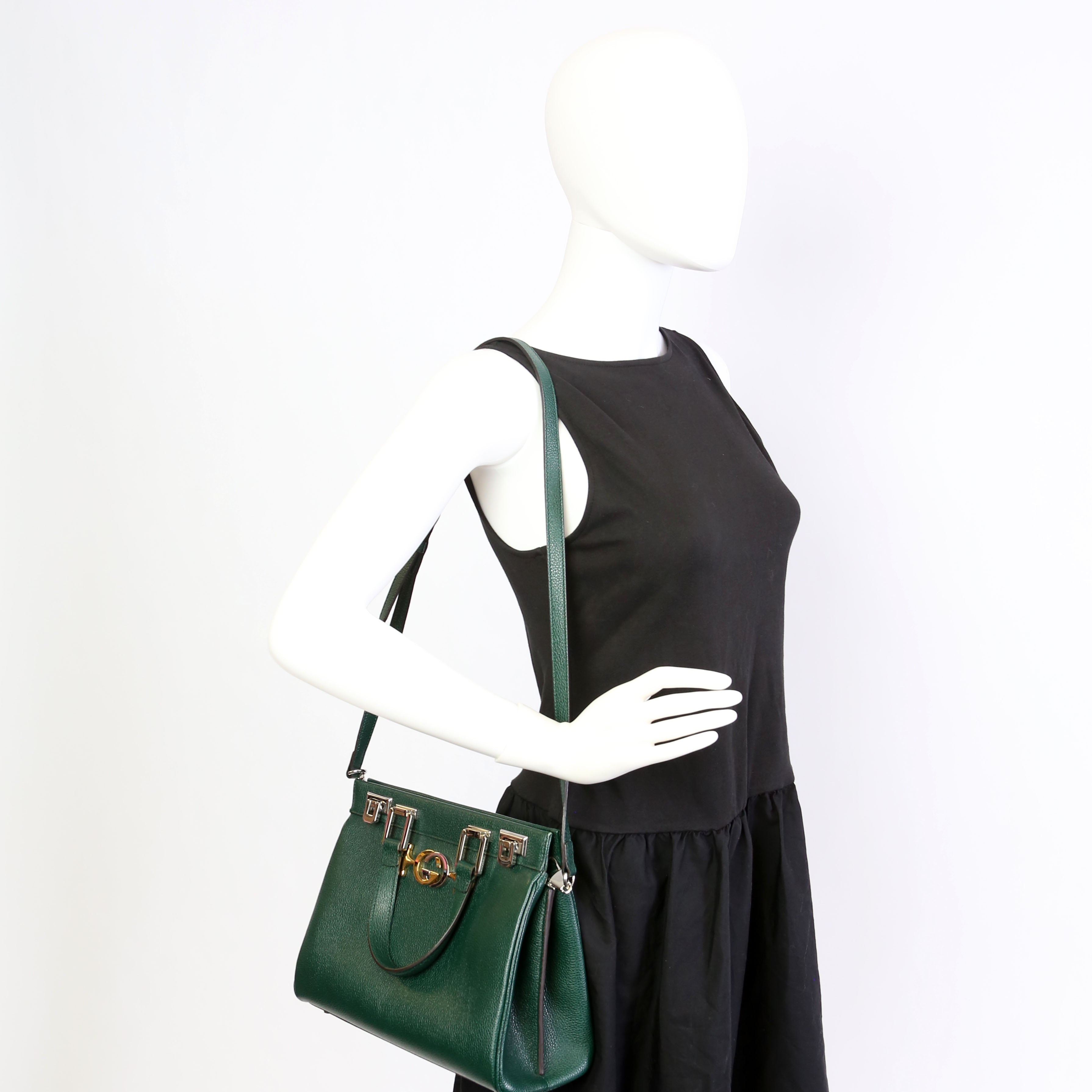 569712 Zumi Top Handle Small Green