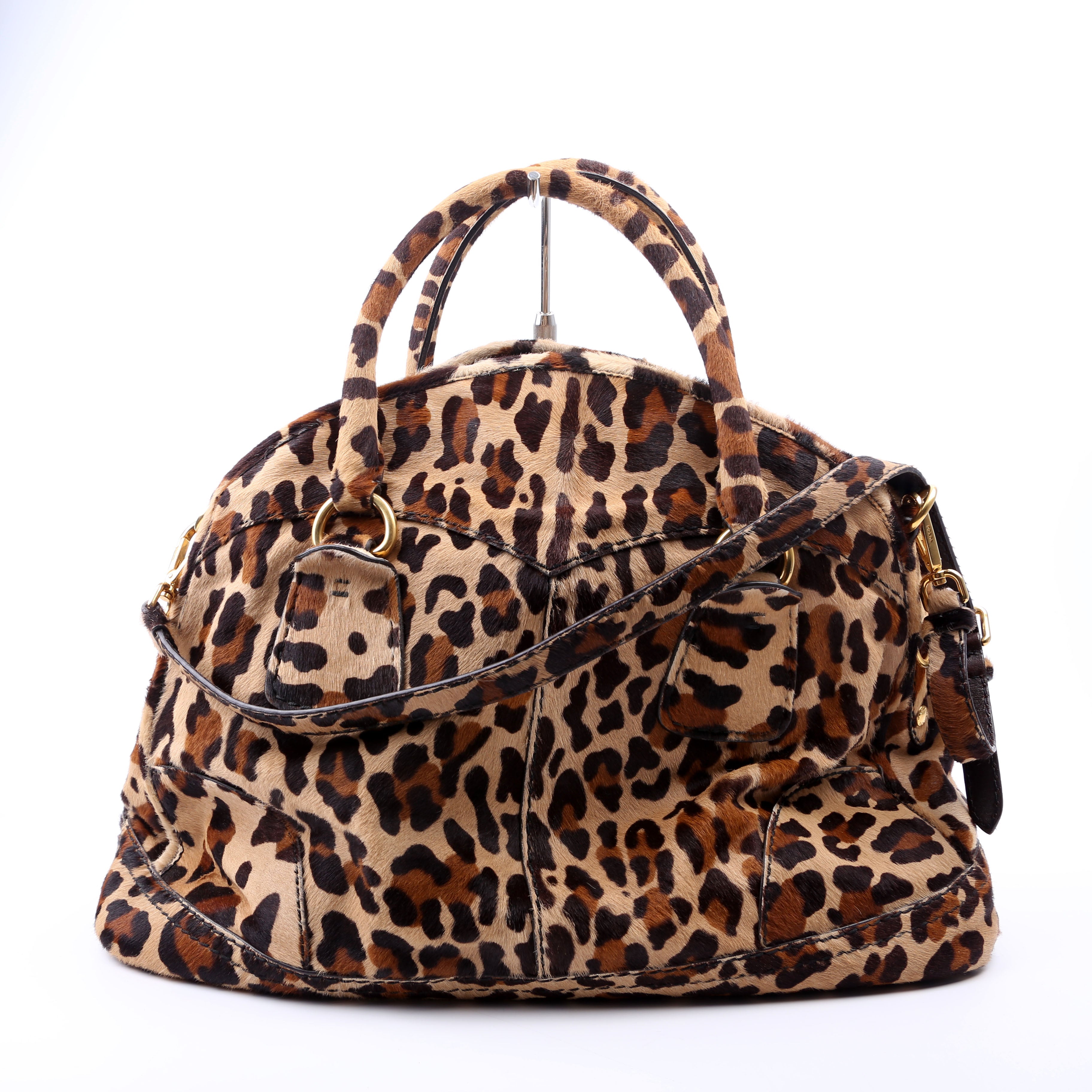 Cavallino Pony Hair Bowler 2Way Bag