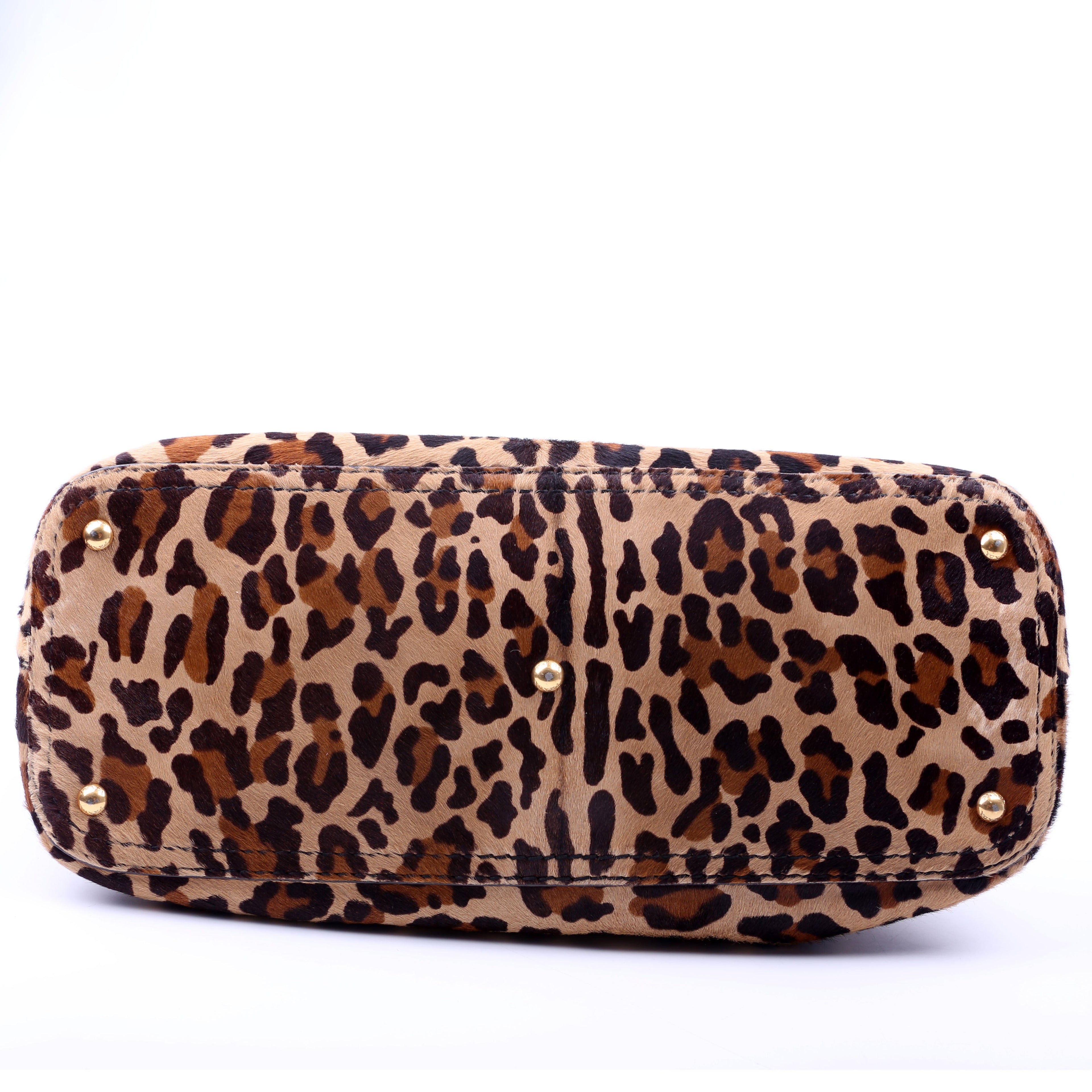 Cavallino Pony Hair Bowler 2Way Bag
