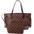 Neverfull With Wallet PM Damier Ebene Red