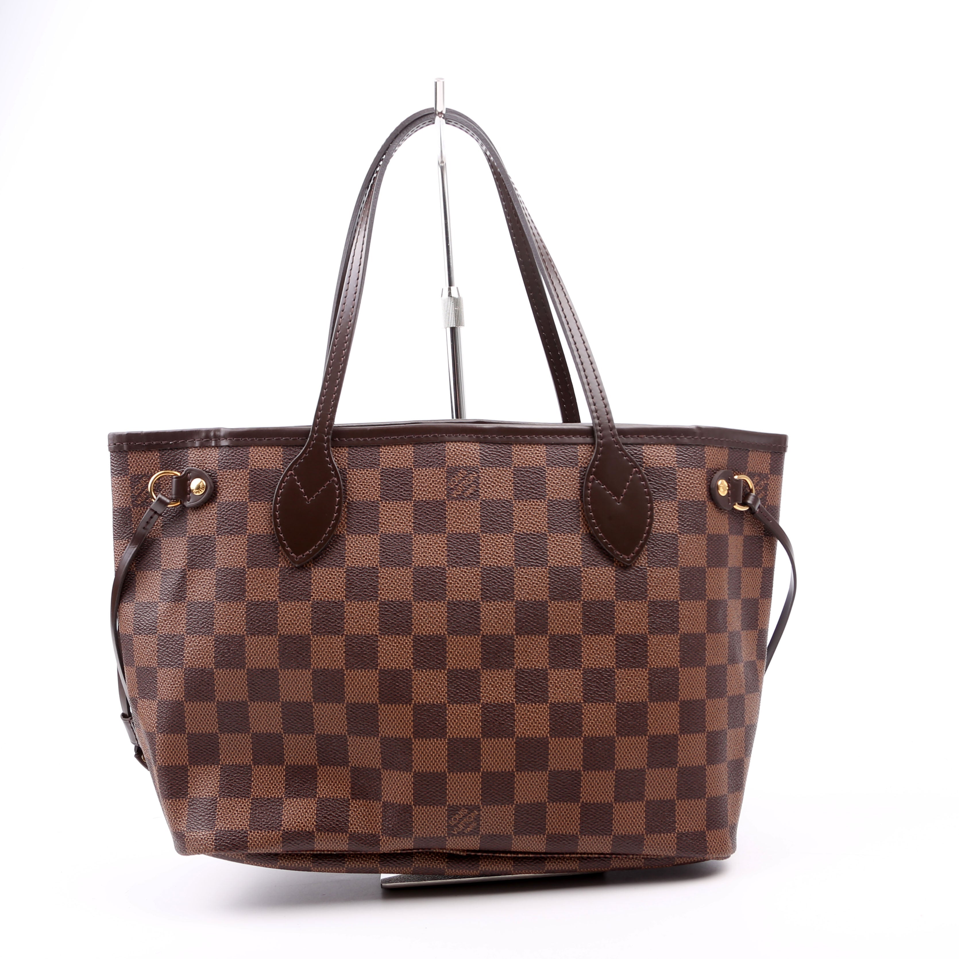 Neverfull With Wallet PM Damier Ebene Red
