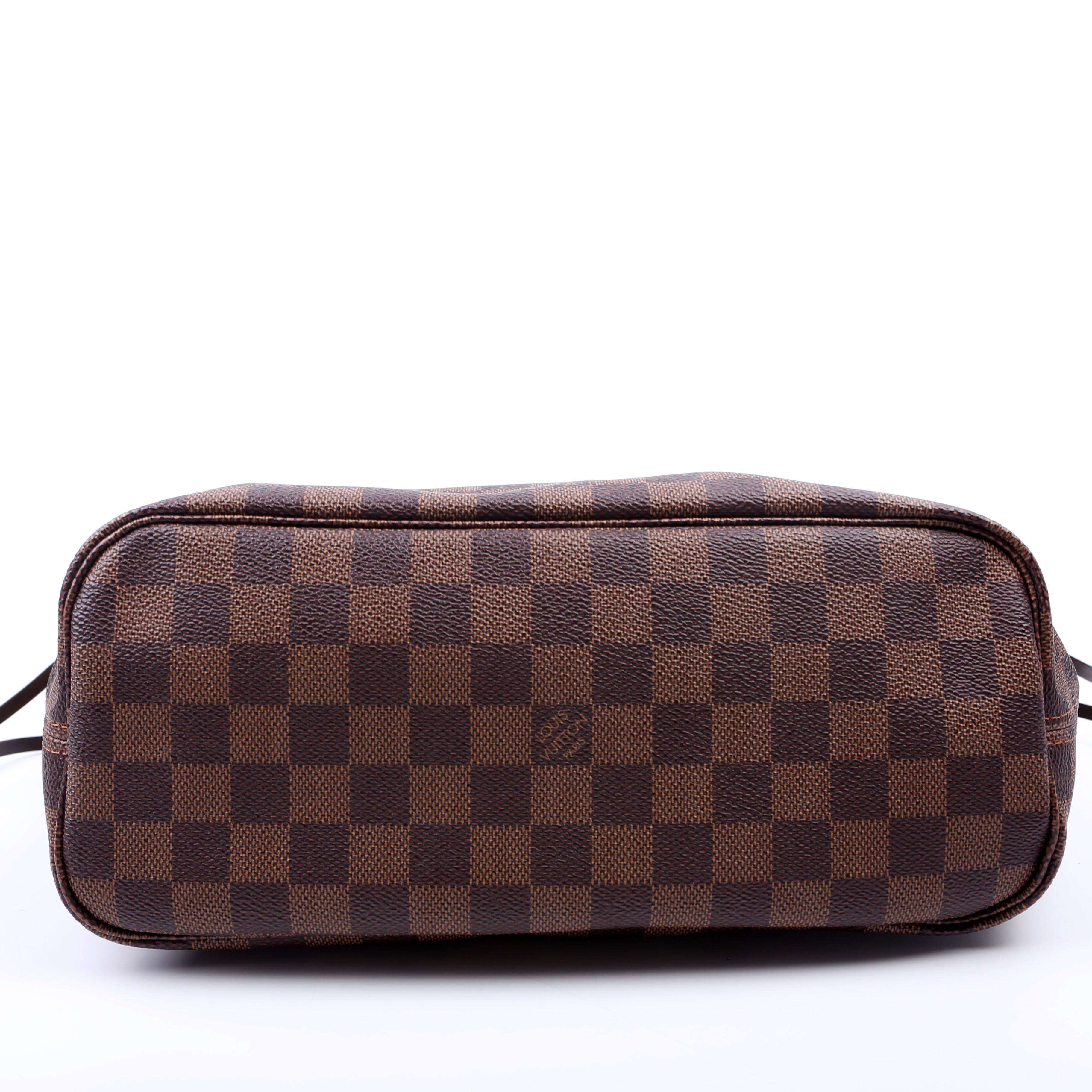 Neverfull With Wallet PM Damier Ebene Red