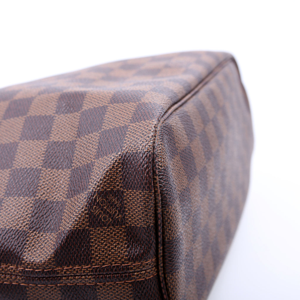 Neverfull With Wallet PM Damier Ebene Red