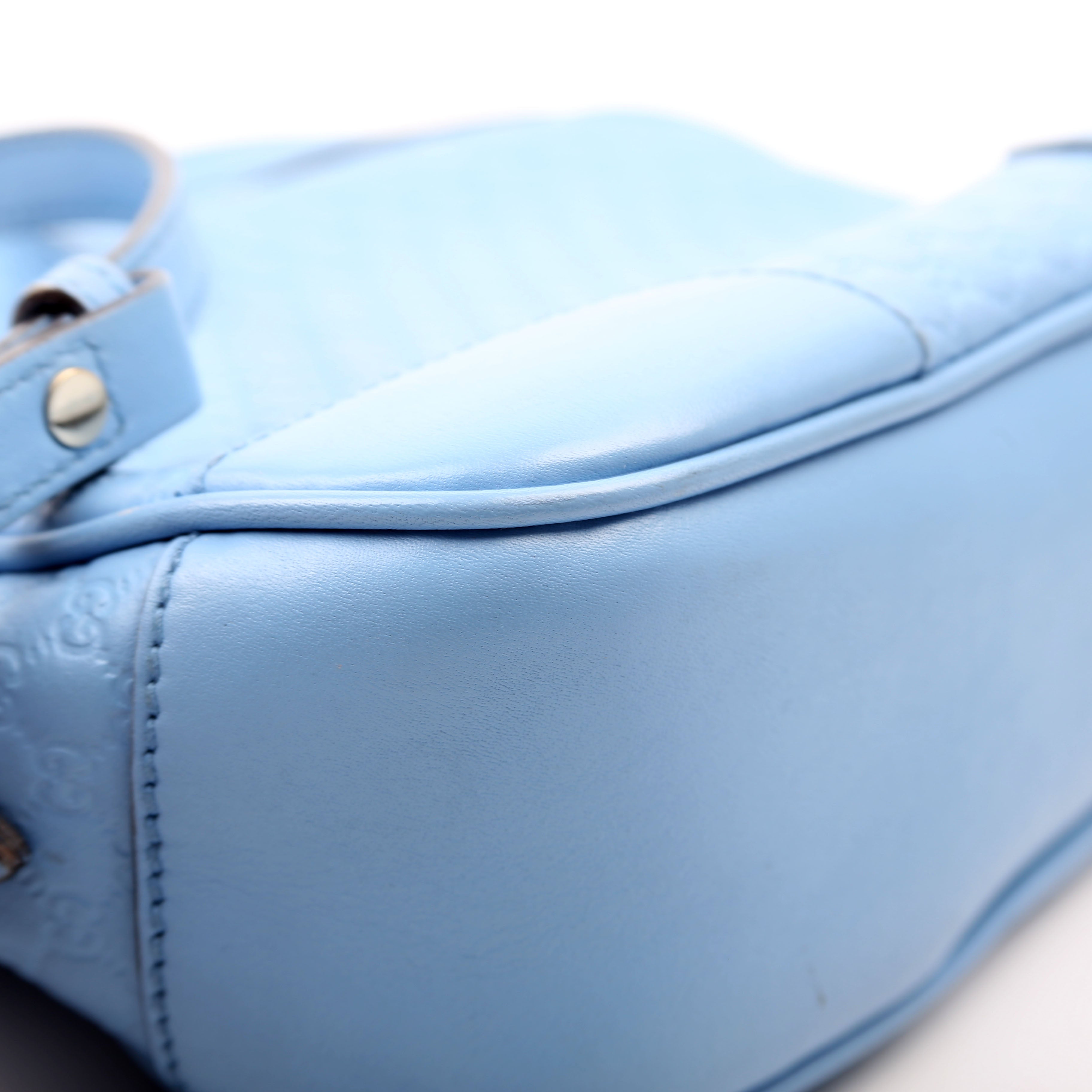 Bree Guccissima Crossbody Blue