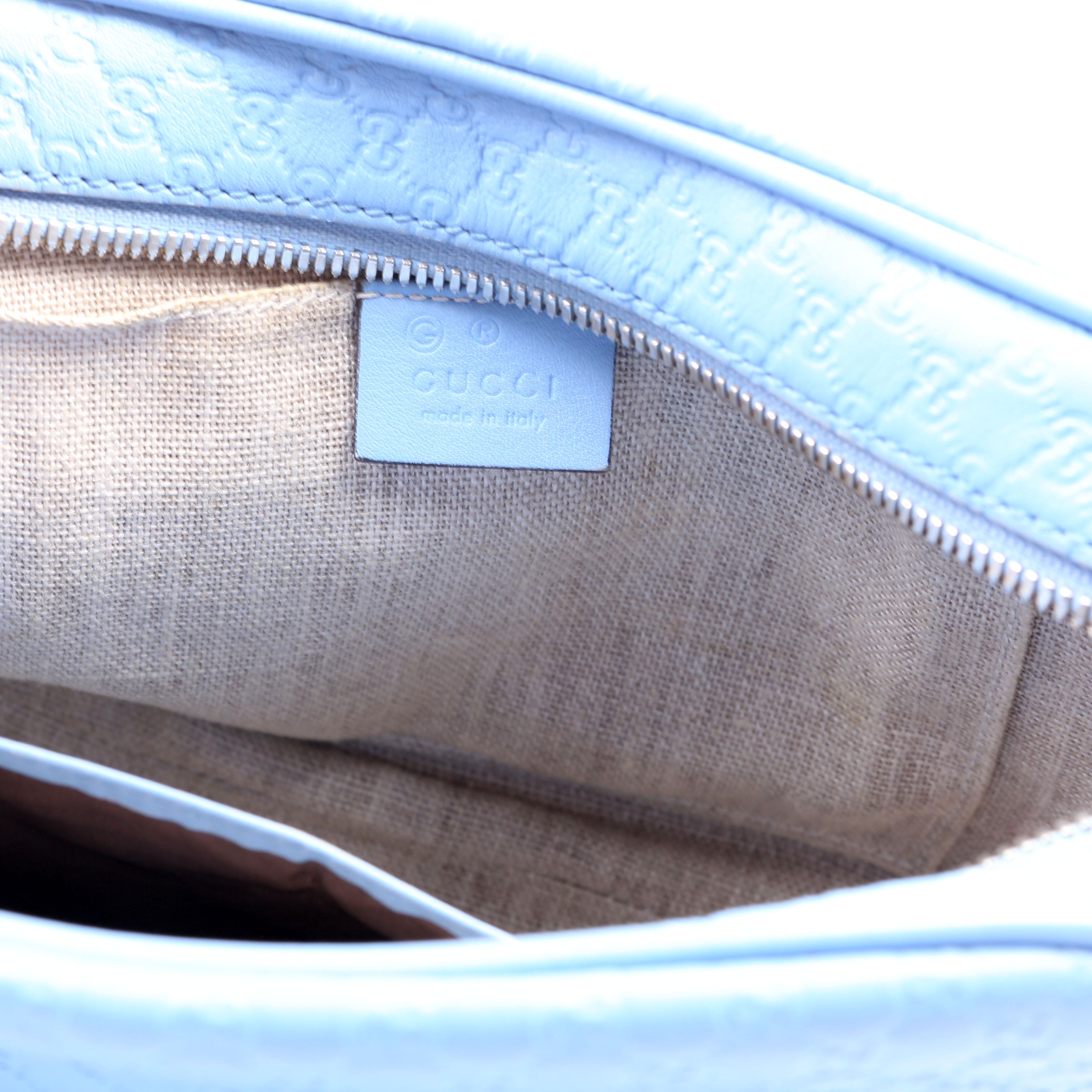 Bree Guccissima Crossbody Blue