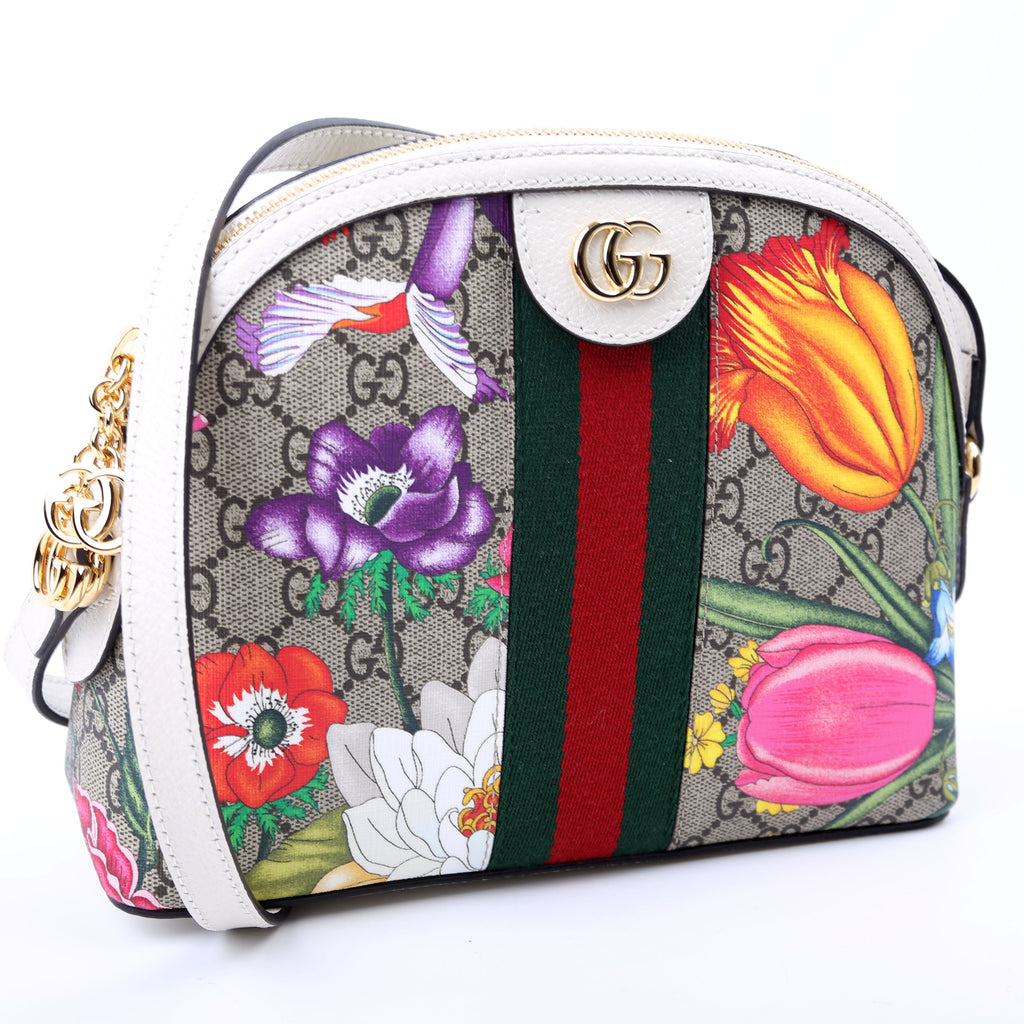 Gucci Ophidia GG Flora Small Crossbody