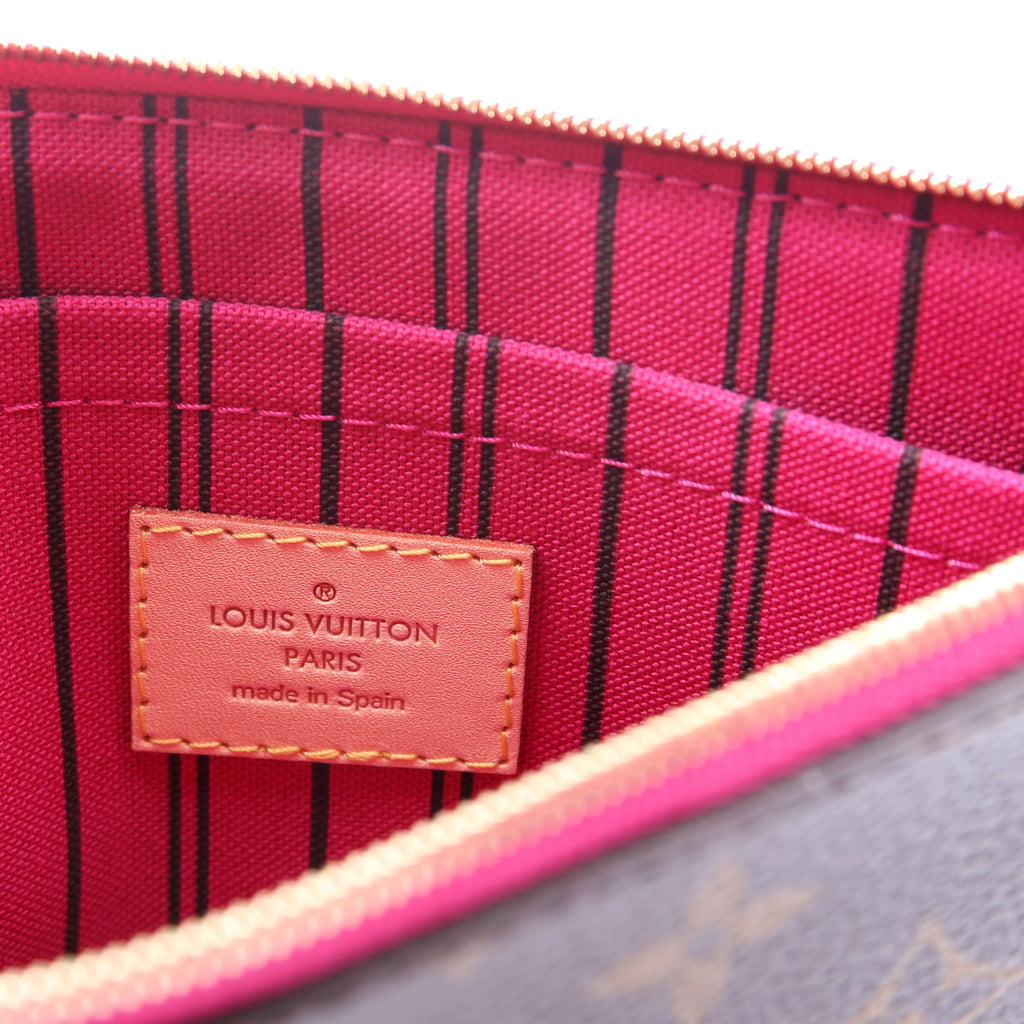 Pochette Only Monogram Neverfull Brown/Pink