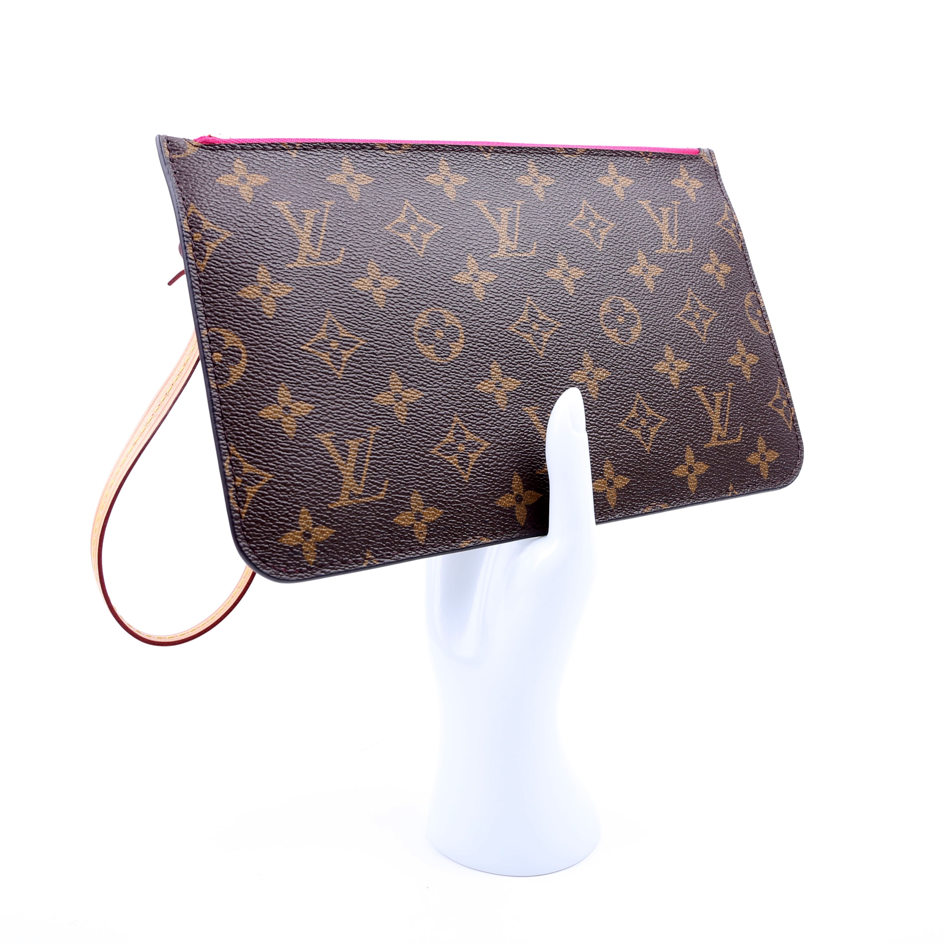 Pochette Only Monogram Neverfull Brown/Pink