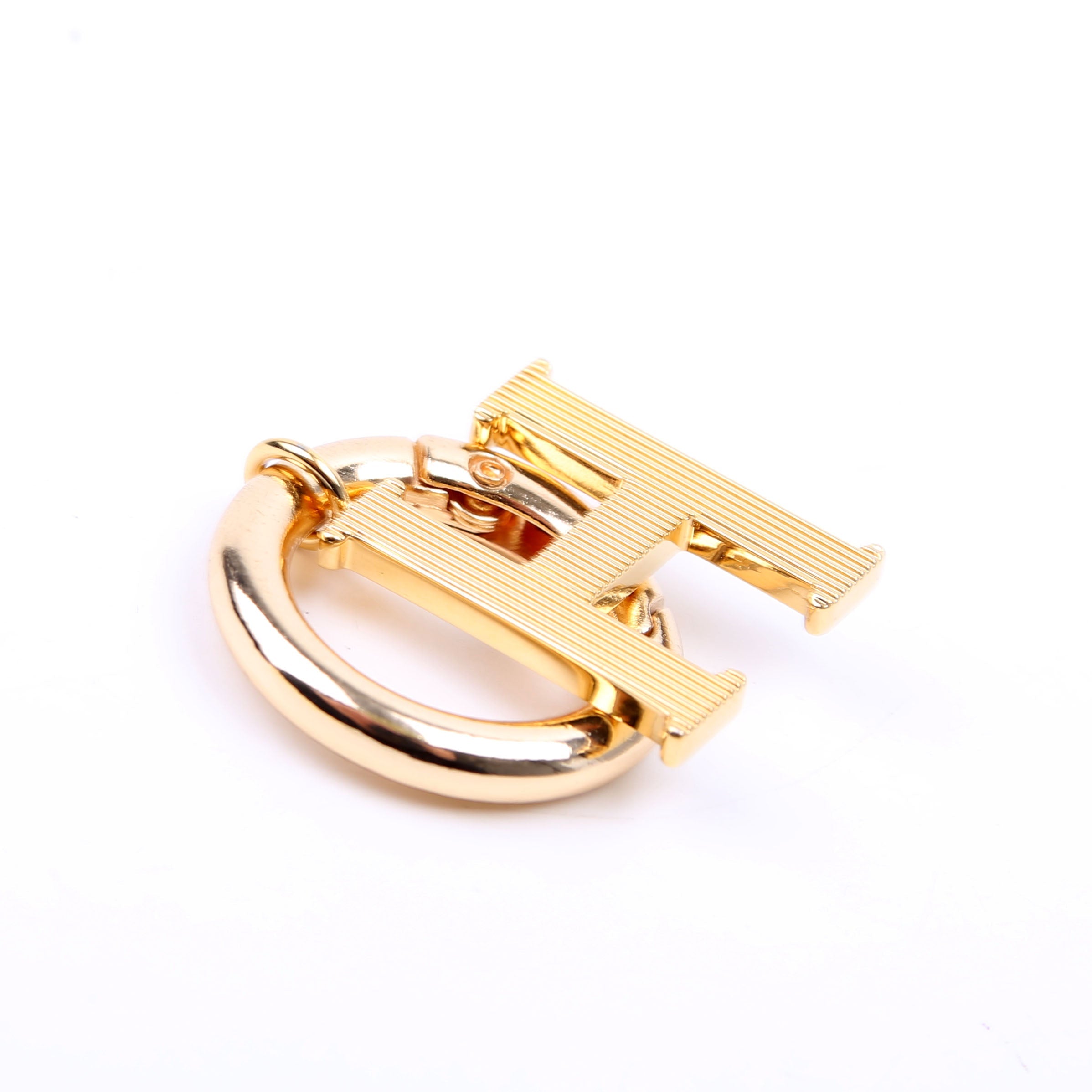 Alphabet H Bag Charm Gold