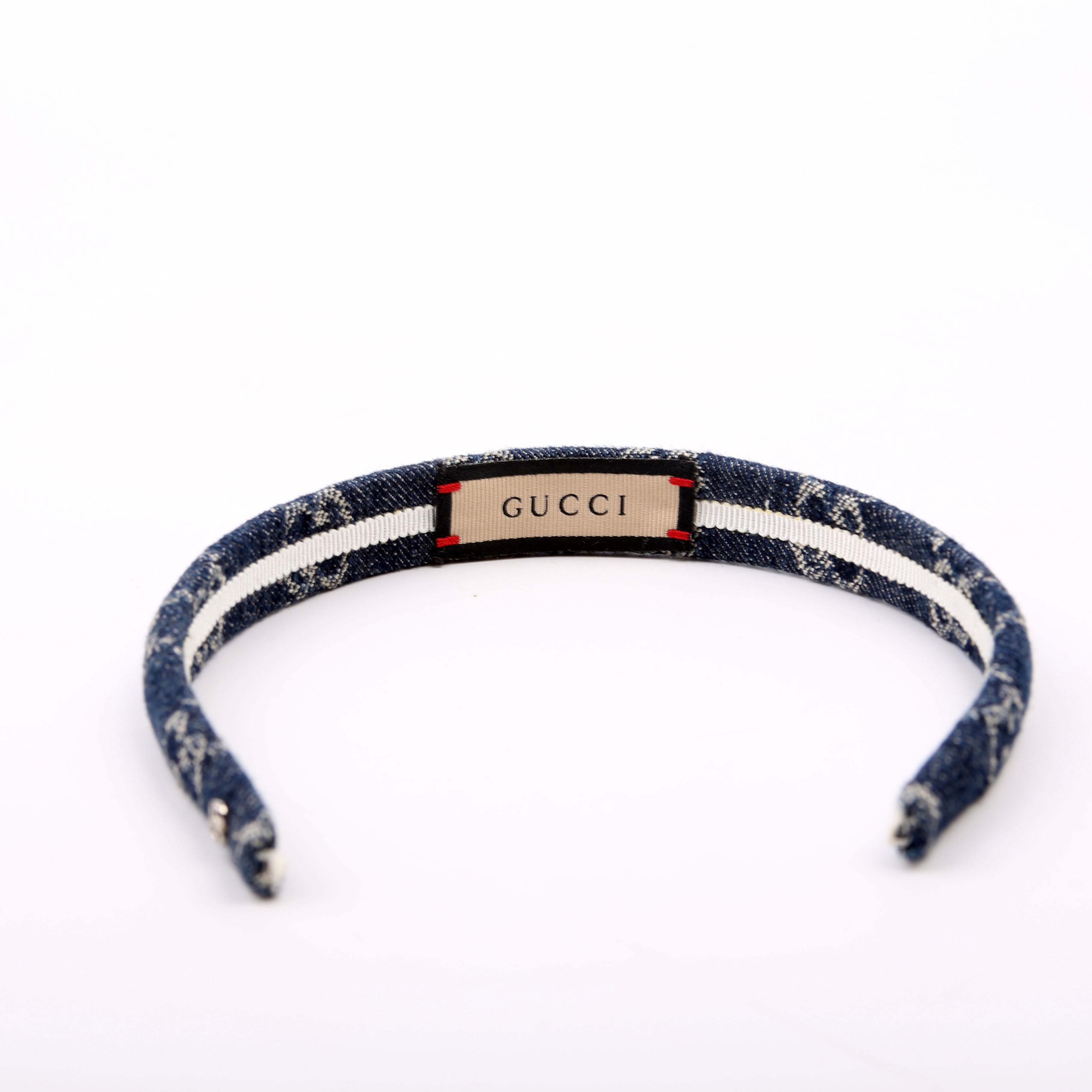 Headband GG Denim Navy