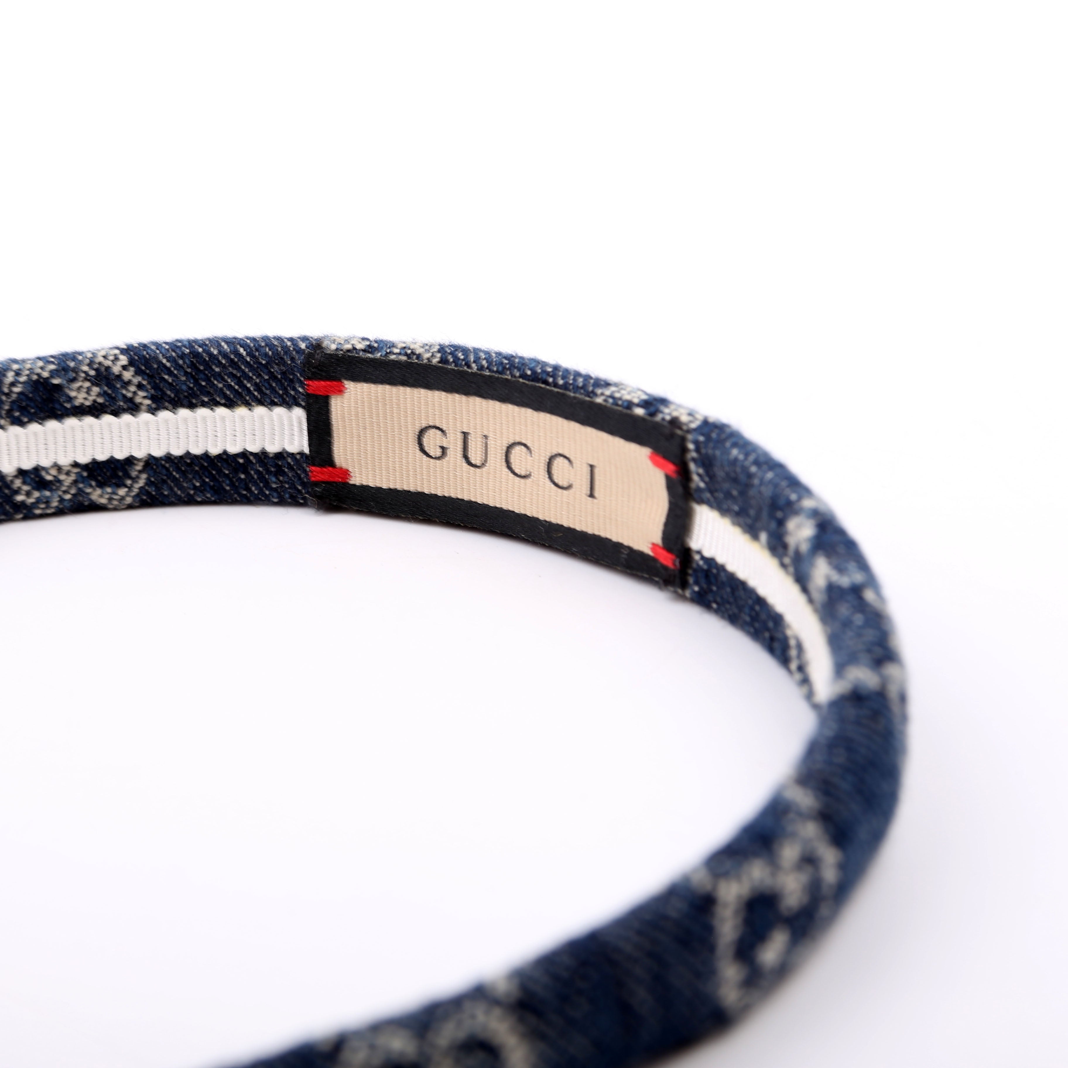 Headband GG Denim Navy