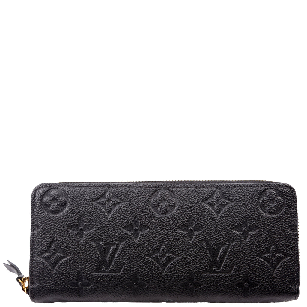Clemence Wallet Empreinte Black