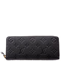 Clemence Wallet Empreinte Black