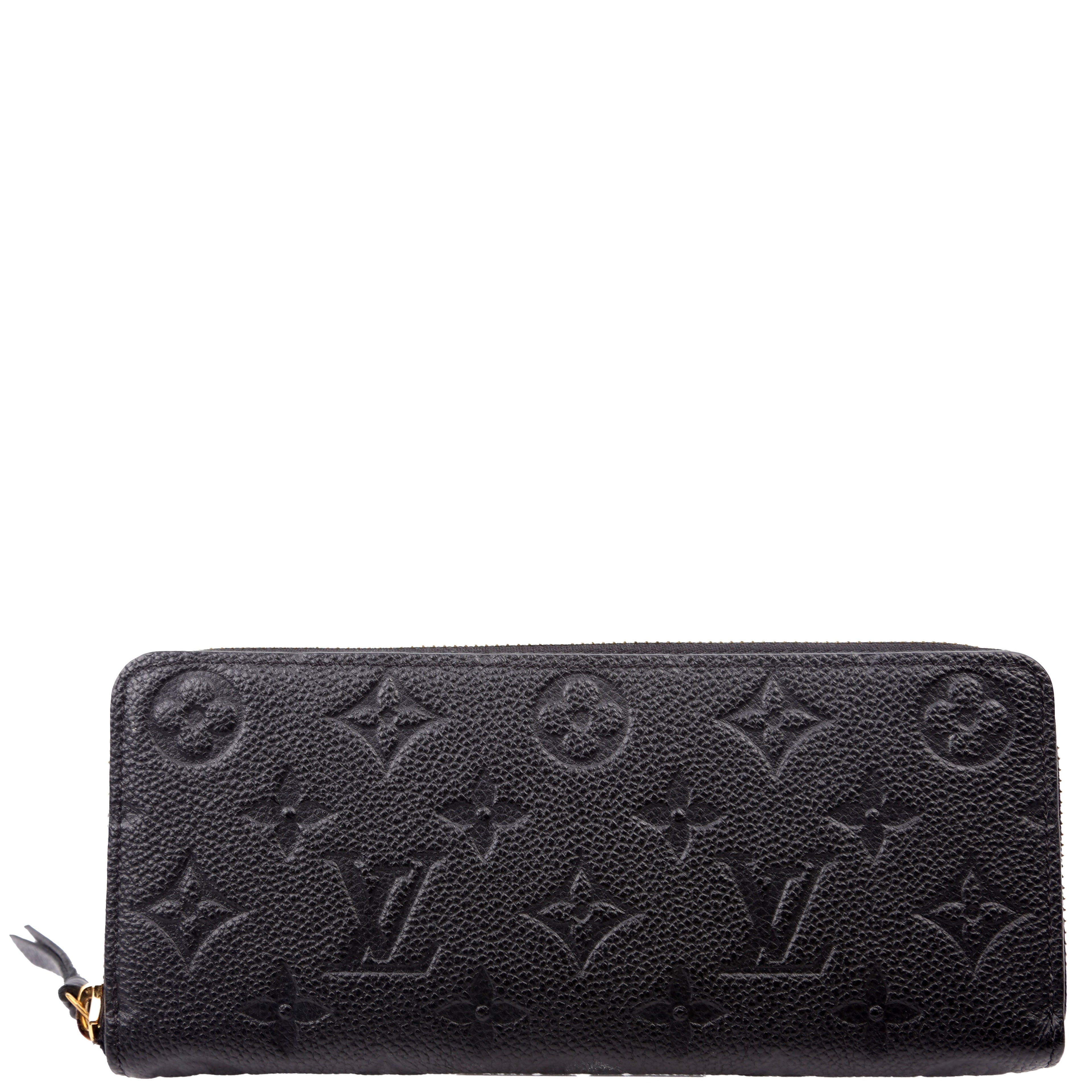 Clemence Wallet Empreinte Black