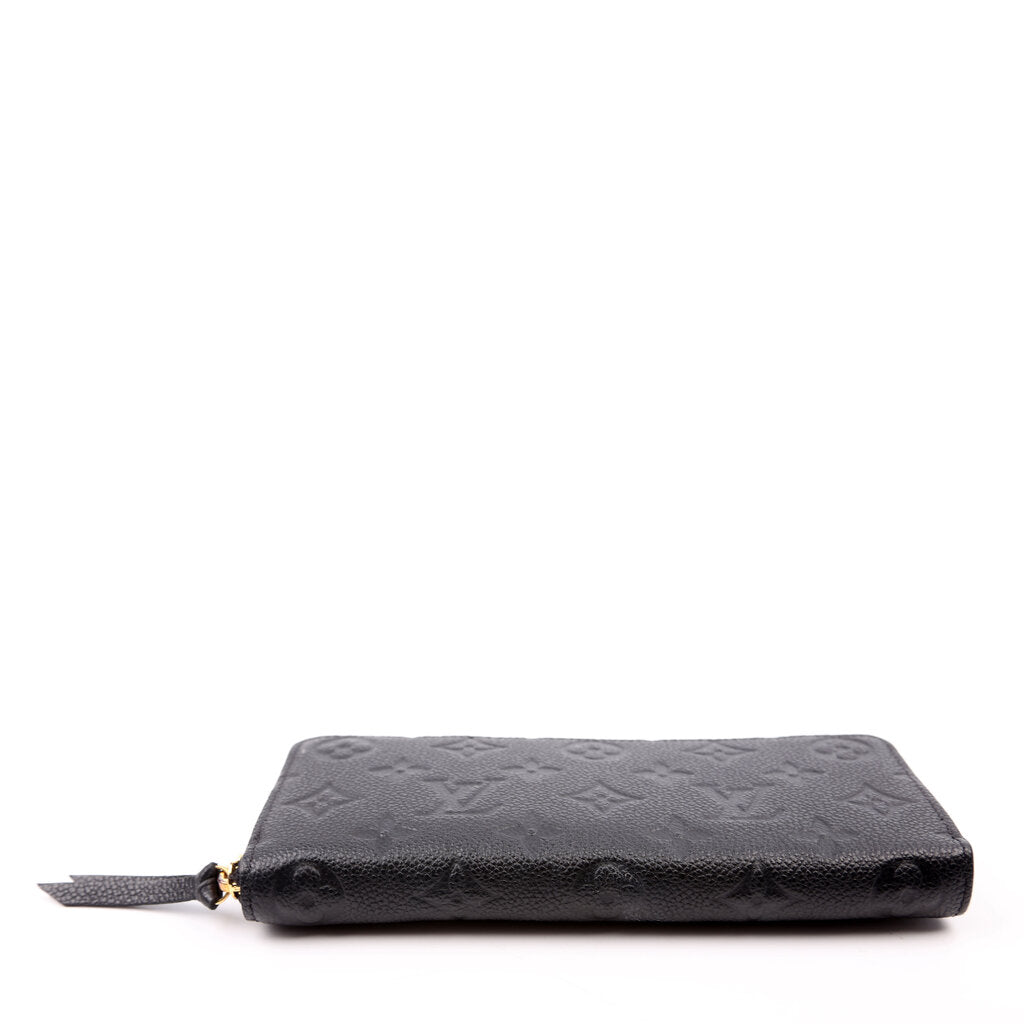 Clemence Wallet Empreinte Black